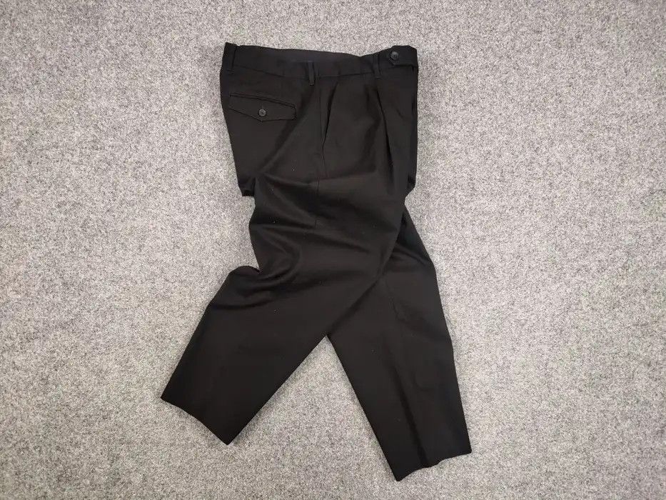 Mr P. Mr P. Porter Designer Black cropped mens Cotton Pants Size US 36 / EU 52 - 7 Thumbnail