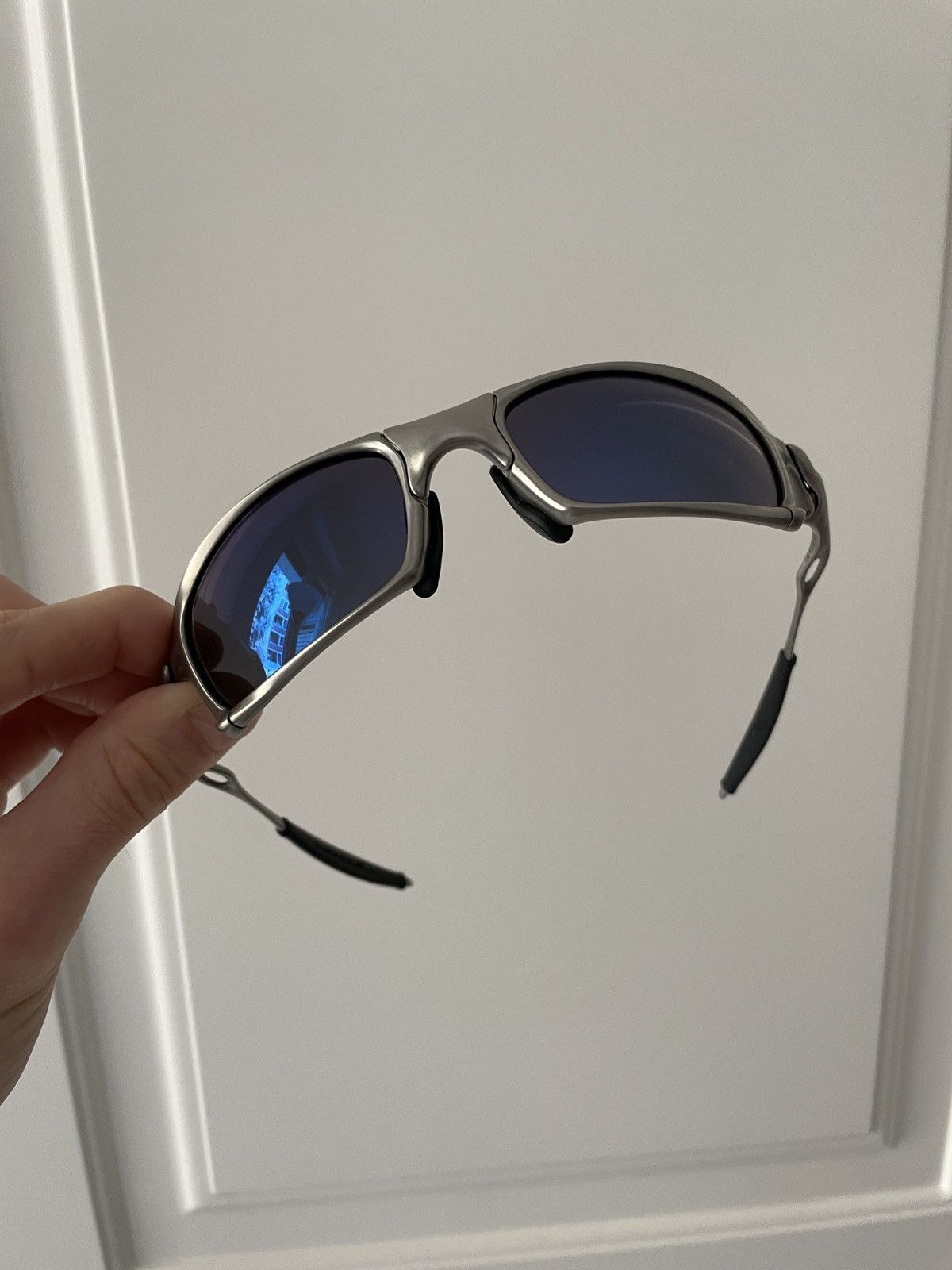 image of Oakley X-Squared Plasma / Ice Iridium Xmetal Sunglasses in Plasma/Ice Iridruby Iridium, Men's