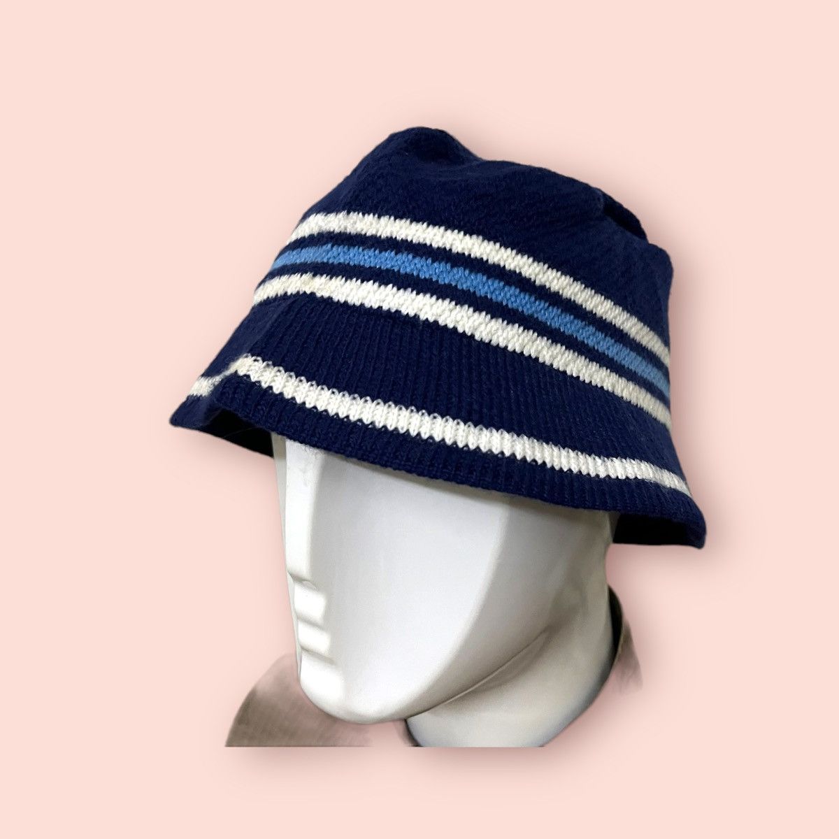 Adidas × Japanese Brand × Vintage VINTAGE ADIDAS JAPAN KNITTED BUCKET HAT Size ONE SIZE - 10 Thumbnail