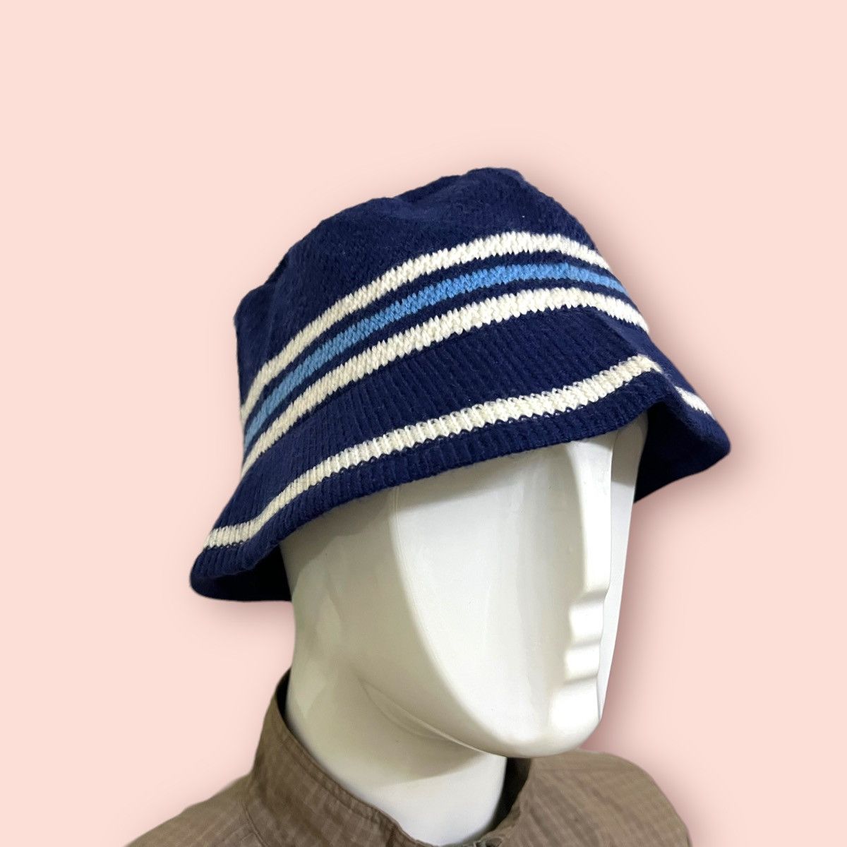 Adidas × Japanese Brand × Vintage VINTAGE ADIDAS JAPAN KNITTED BUCKET HAT Size ONE SIZE - 6 Thumbnail