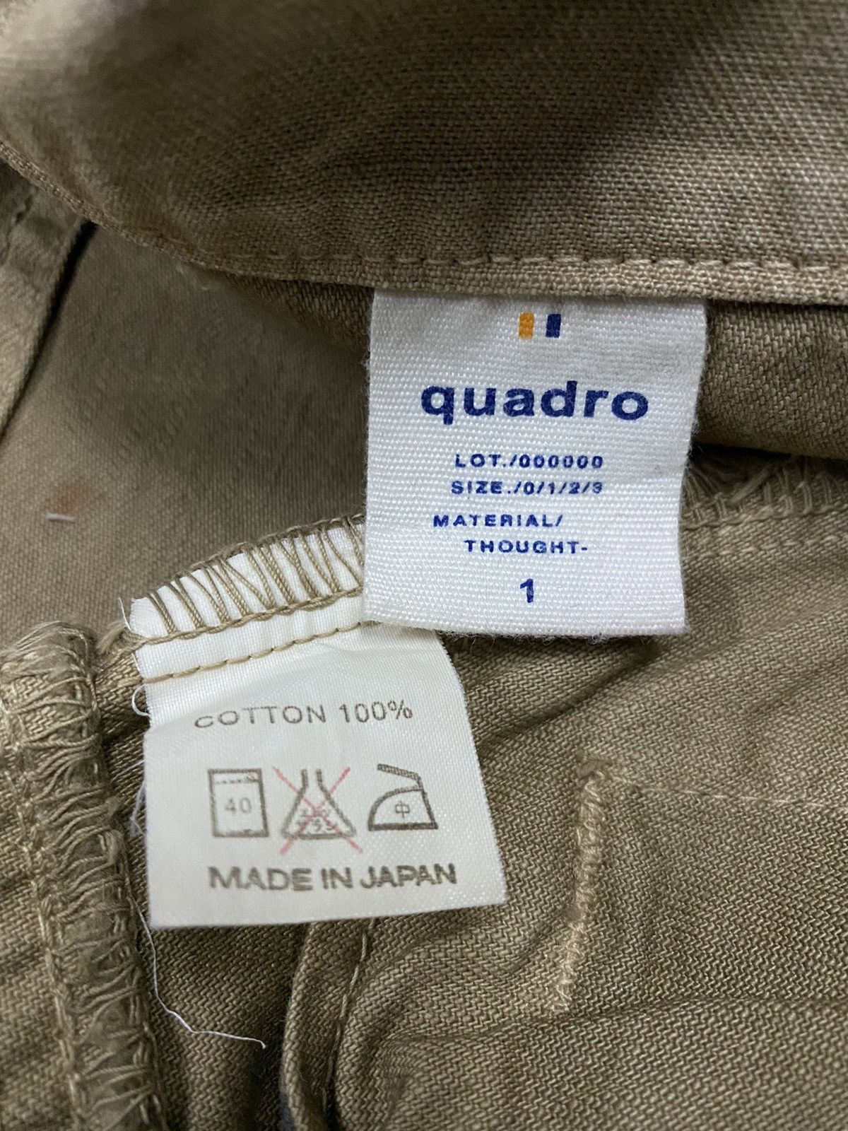 Designer × Japanese Brand Quadro Distressed Jacket Size US XXS / EU 40 - 11 Thumbnail