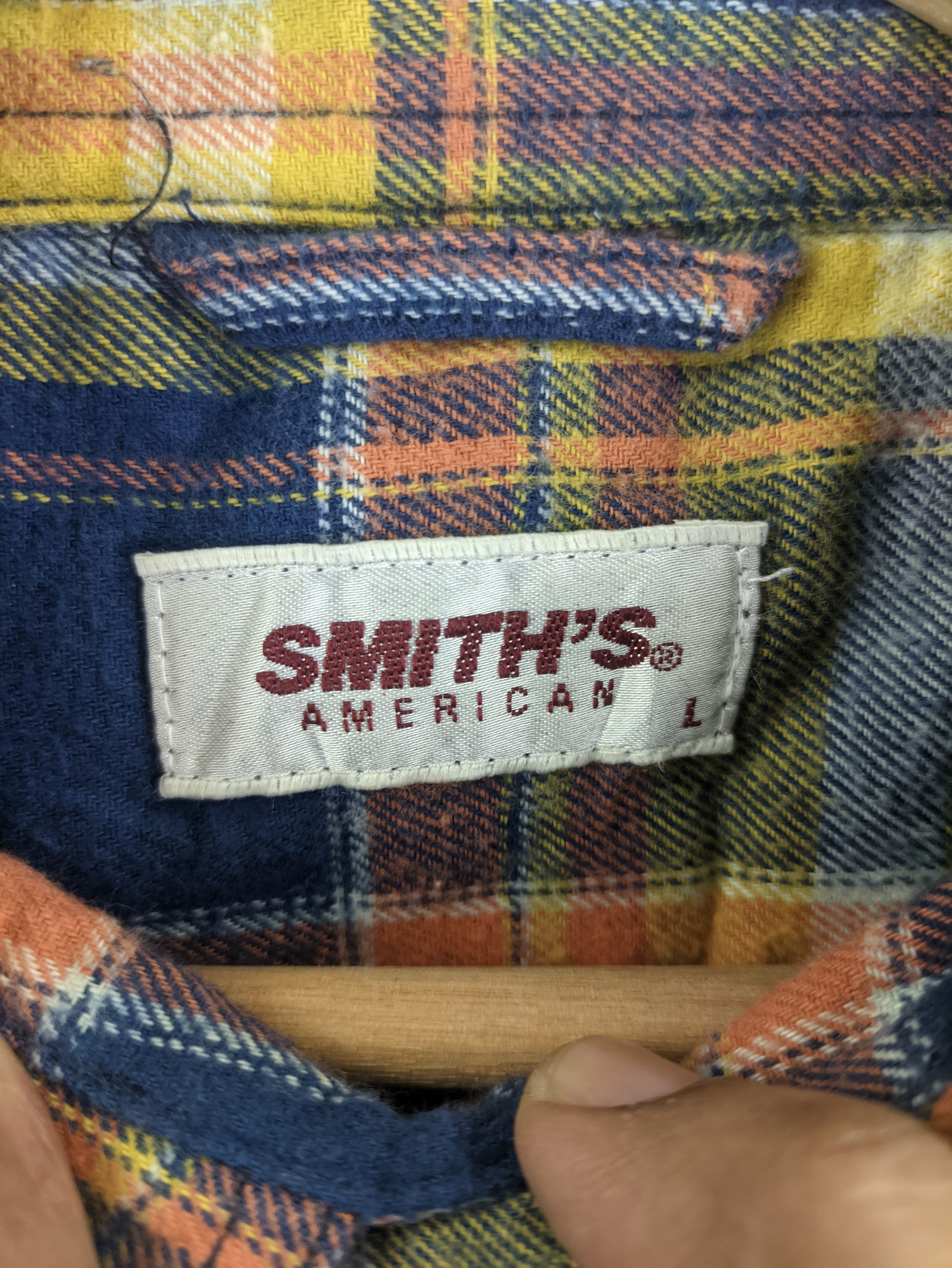 Flannel × Vintage Steals🔥Flannel Jacket Plaid by Smith's American Size US M / EU 48-50 / 2 - 3 Thumbnail