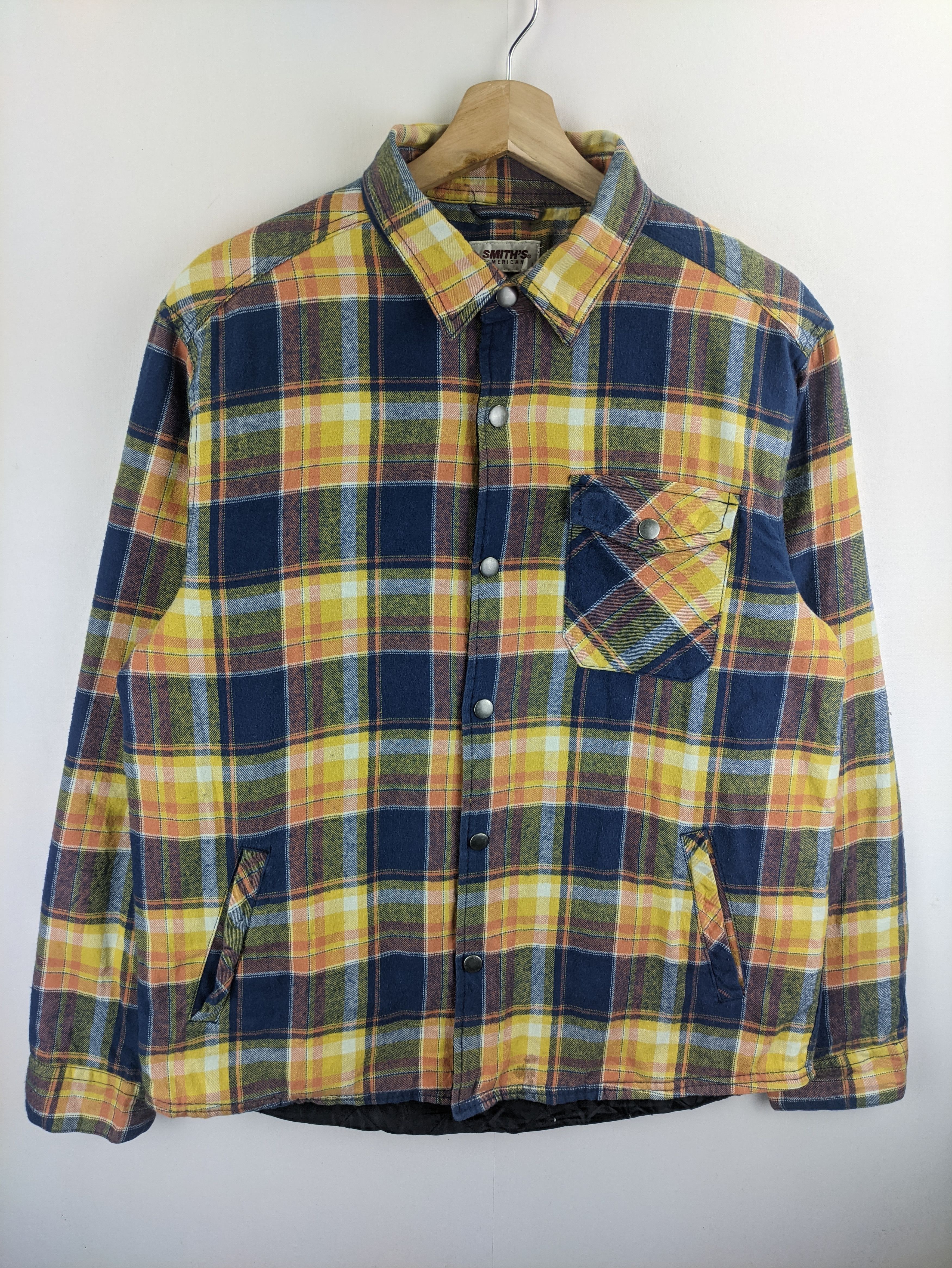 Flannel × Vintage Steals🔥Flannel Jacket Plaid by Smith's American Size US M / EU 48-50 / 2 - 1 Thumbnail