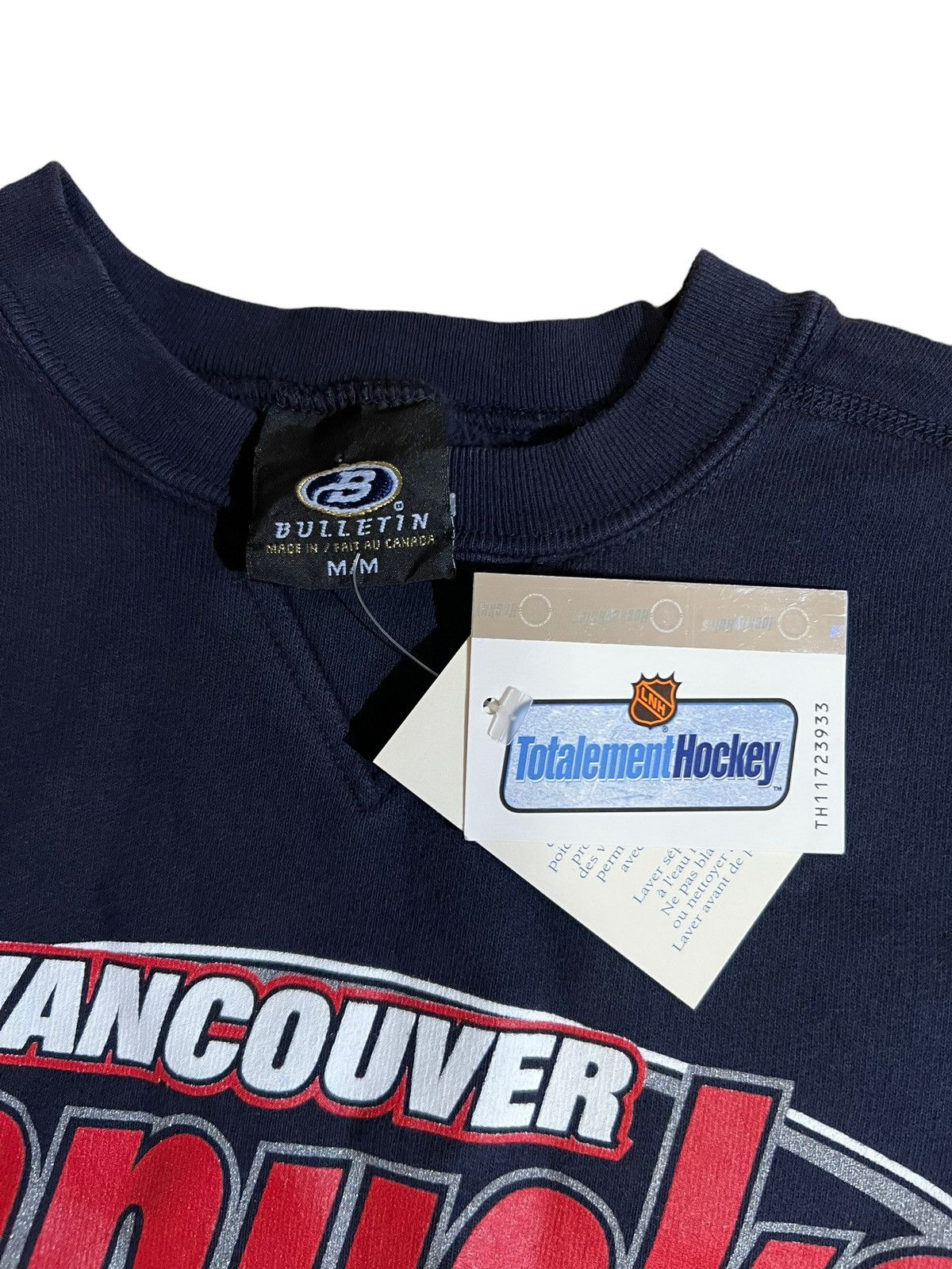NHL × Vintage Vintage Vancouver Canucks Crew Sweatshirt 90s Youth Large Size US XS / EU 42 / 0 - 3 Thumbnail