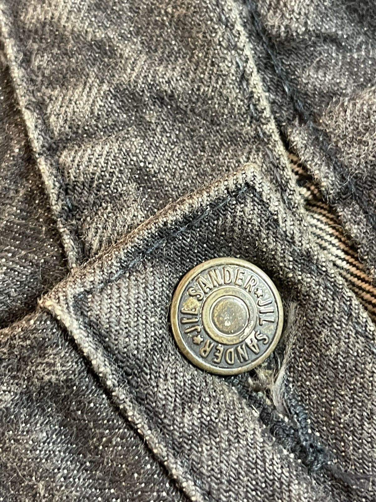 Jil Sander JIL SANDER DISTRESSED SELVEDGE DENIM Size US 32 / EU 48 - 8 Thumbnail