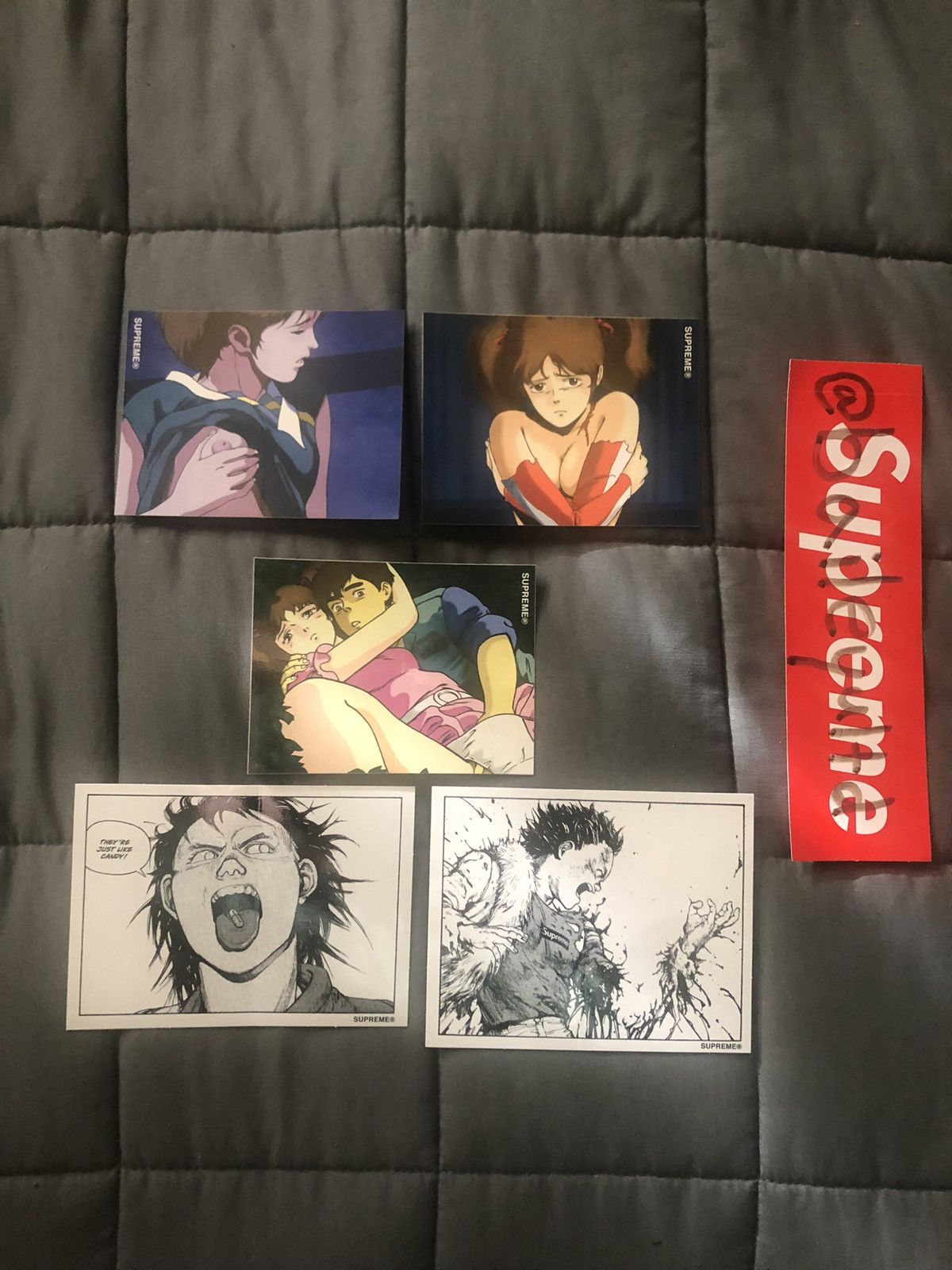 Supreme RARE Supreme Anime Stickers Akira and Overfiend Grailed