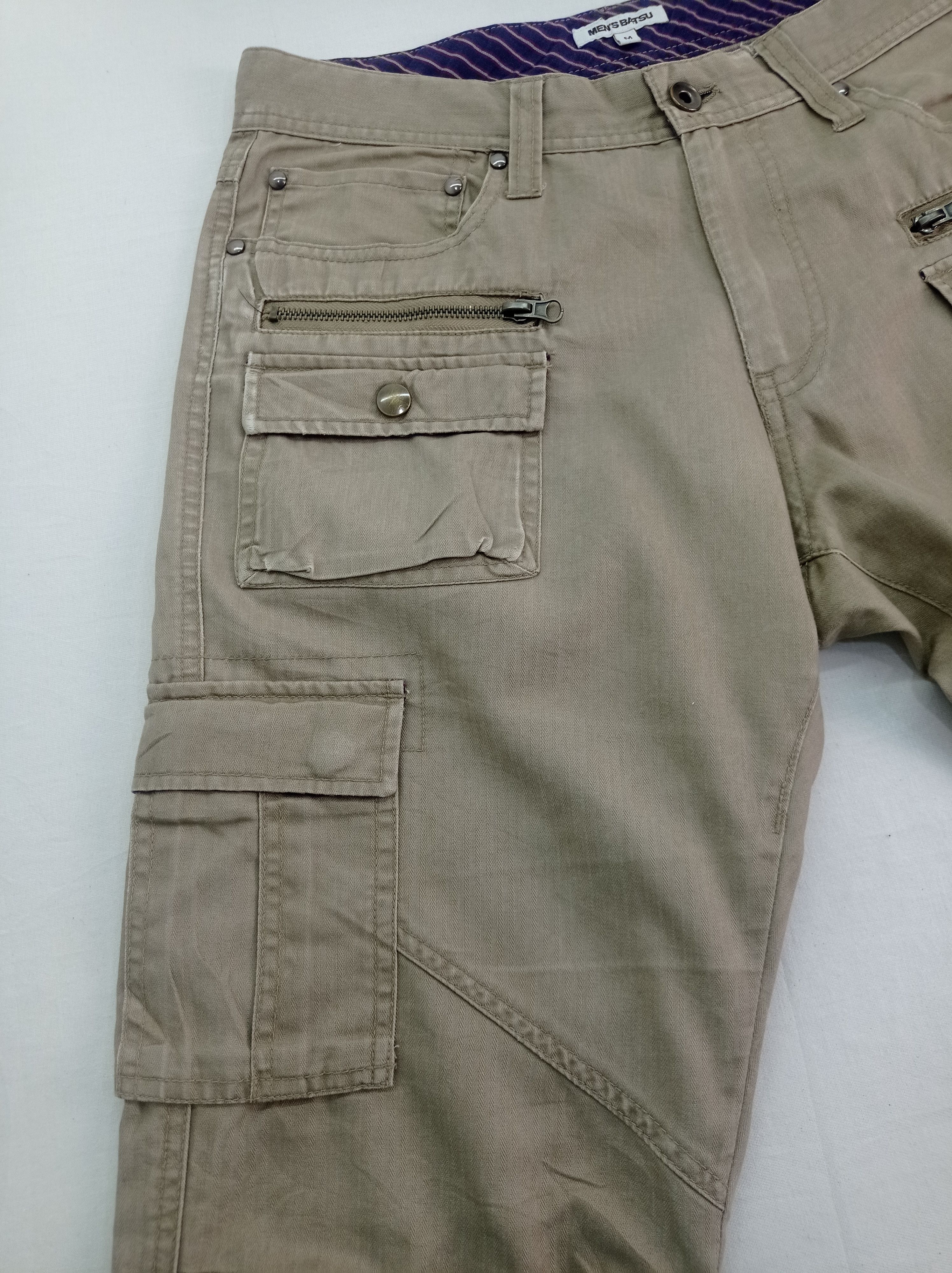 Japanese Brand Men'Batsu Multi Pocket Cargo Pants Size US 30 / EU 46 - 8 Thumbnail