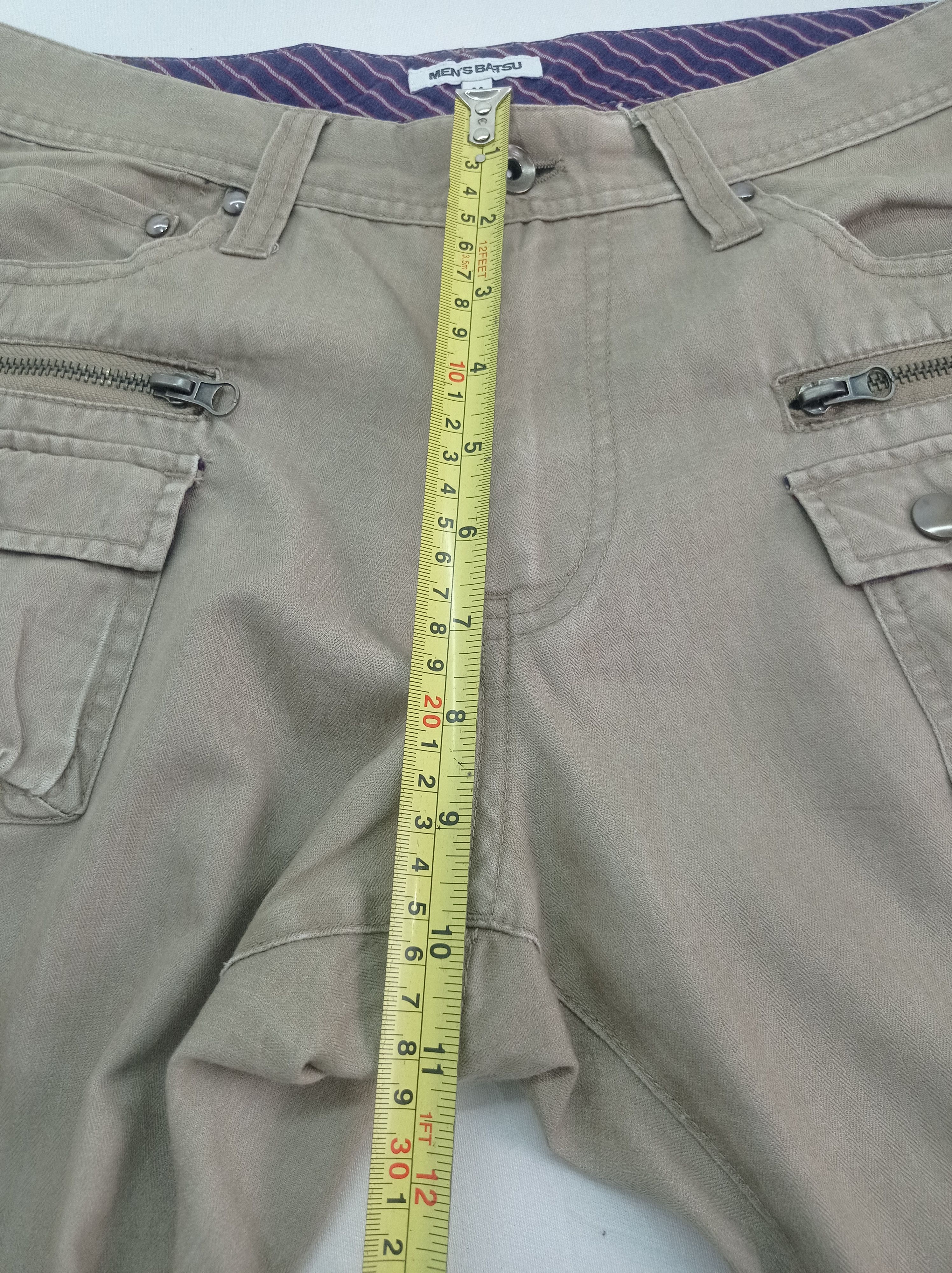 Japanese Brand Men'Batsu Multi Pocket Cargo Pants Size US 30 / EU 46 - 19 Thumbnail