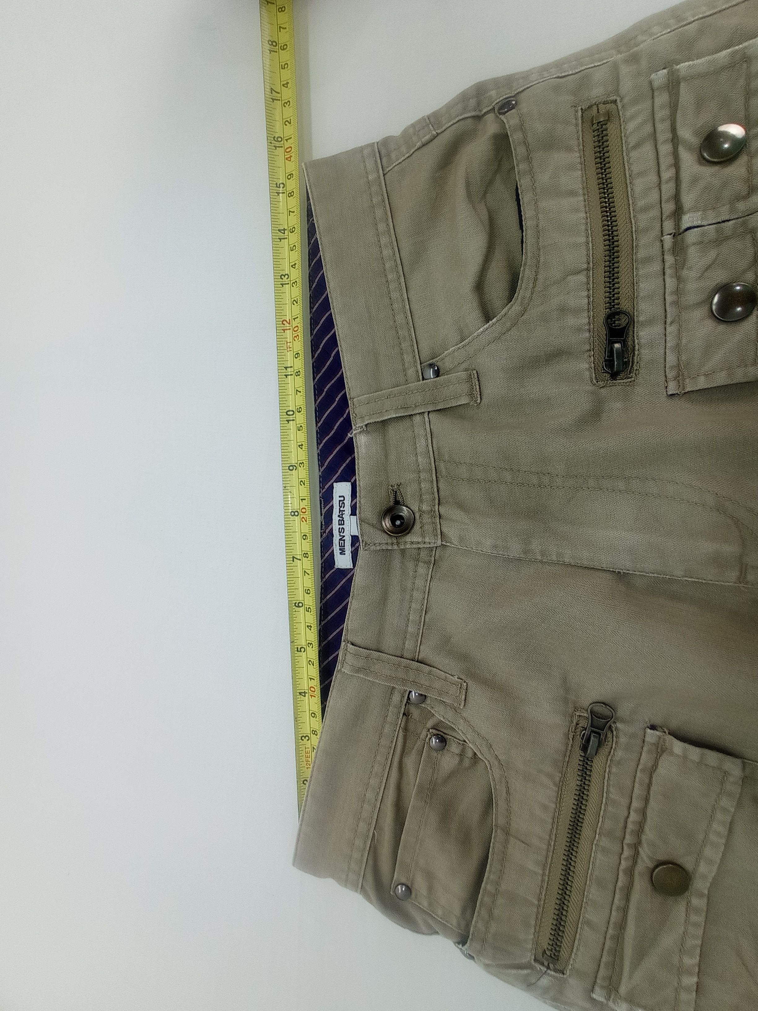 Japanese Brand Men'Batsu Multi Pocket Cargo Pants Size US 30 / EU 46 - 20 Thumbnail