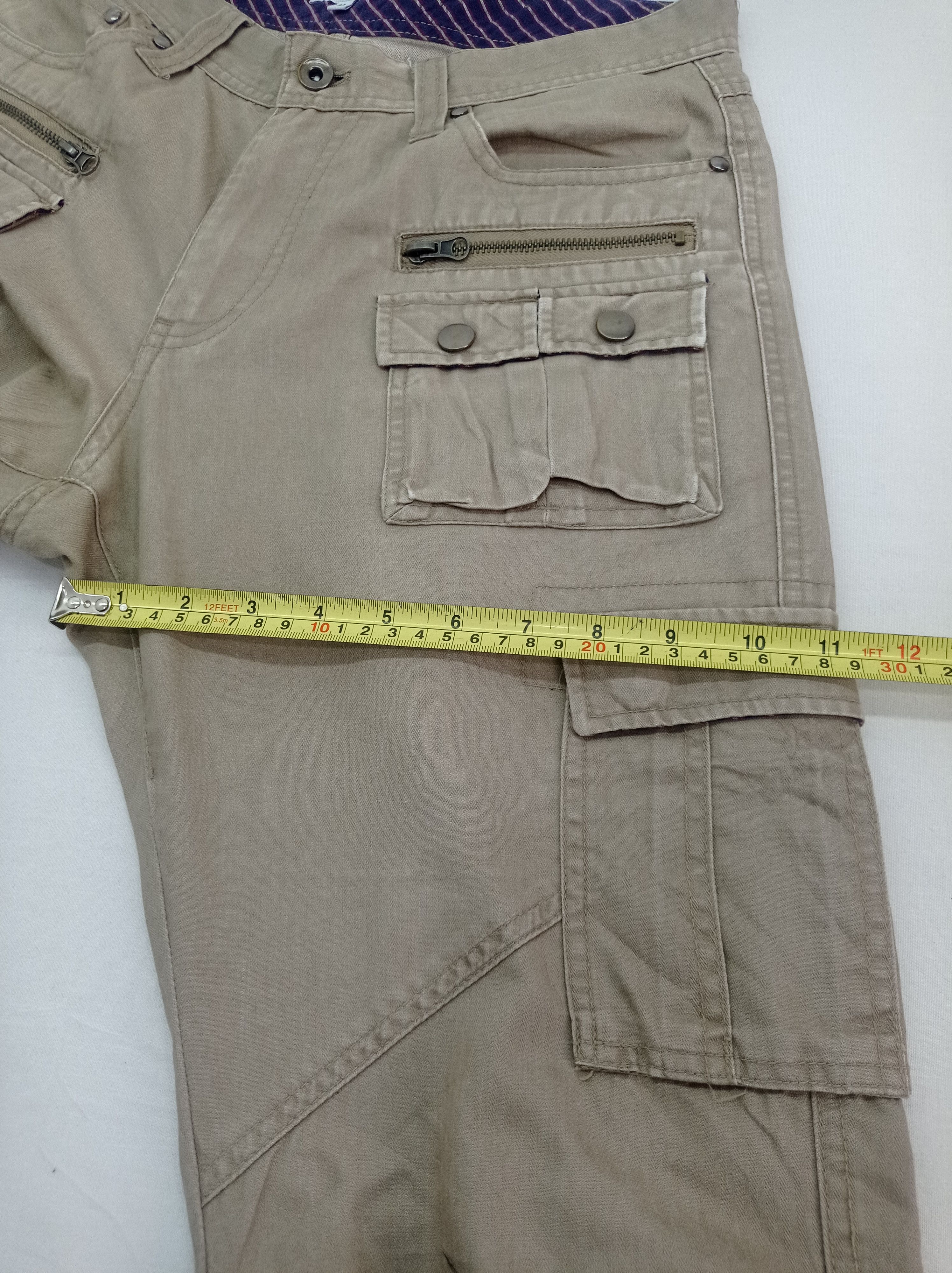 Japanese Brand Men'Batsu Multi Pocket Cargo Pants Size US 30 / EU 46 - 18 Thumbnail