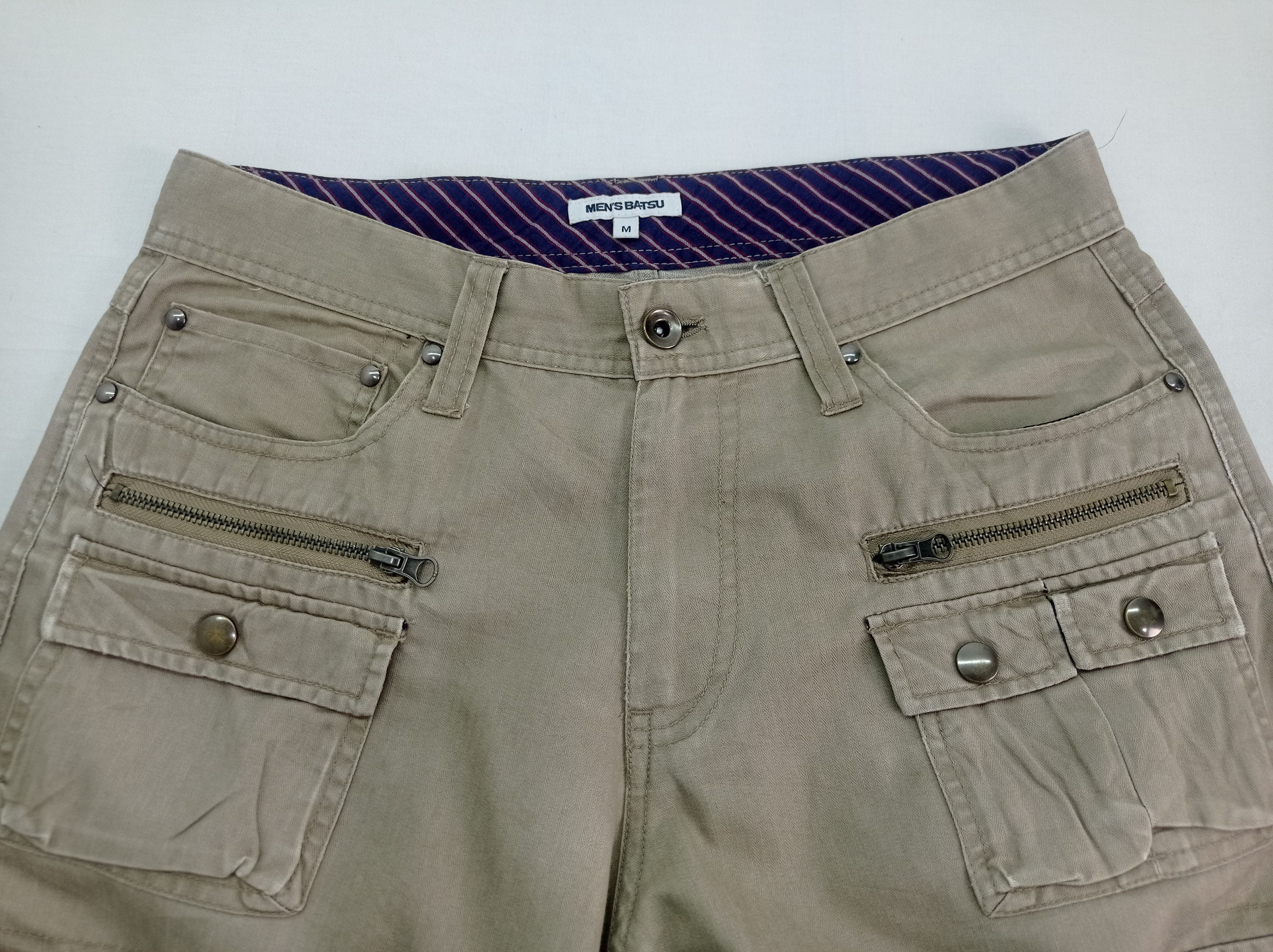 Japanese Brand Men'Batsu Multi Pocket Cargo Pants Size US 30 / EU 46 - 10 Thumbnail