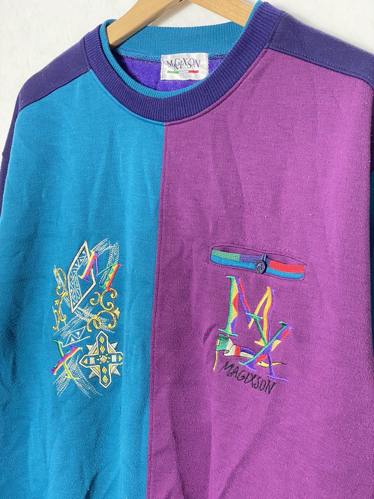 Japanese Brand × Vintage Vintage Magixson Embroidered Crewneck / Travis Scott Size US L / EU 52-54 / 3 - 2 Thumbnail