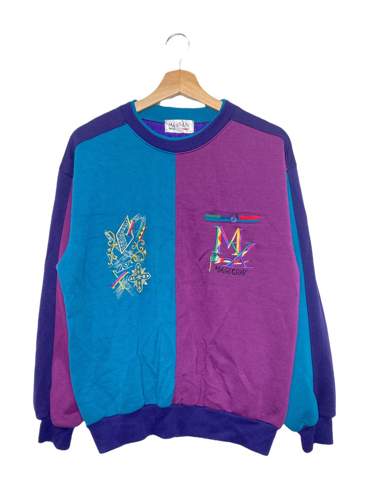 Japanese Brand × Vintage Vintage Magixson Embroidered Crewneck / Travis Scott Size US L / EU 52-54 / 3 - 1 Thumbnail