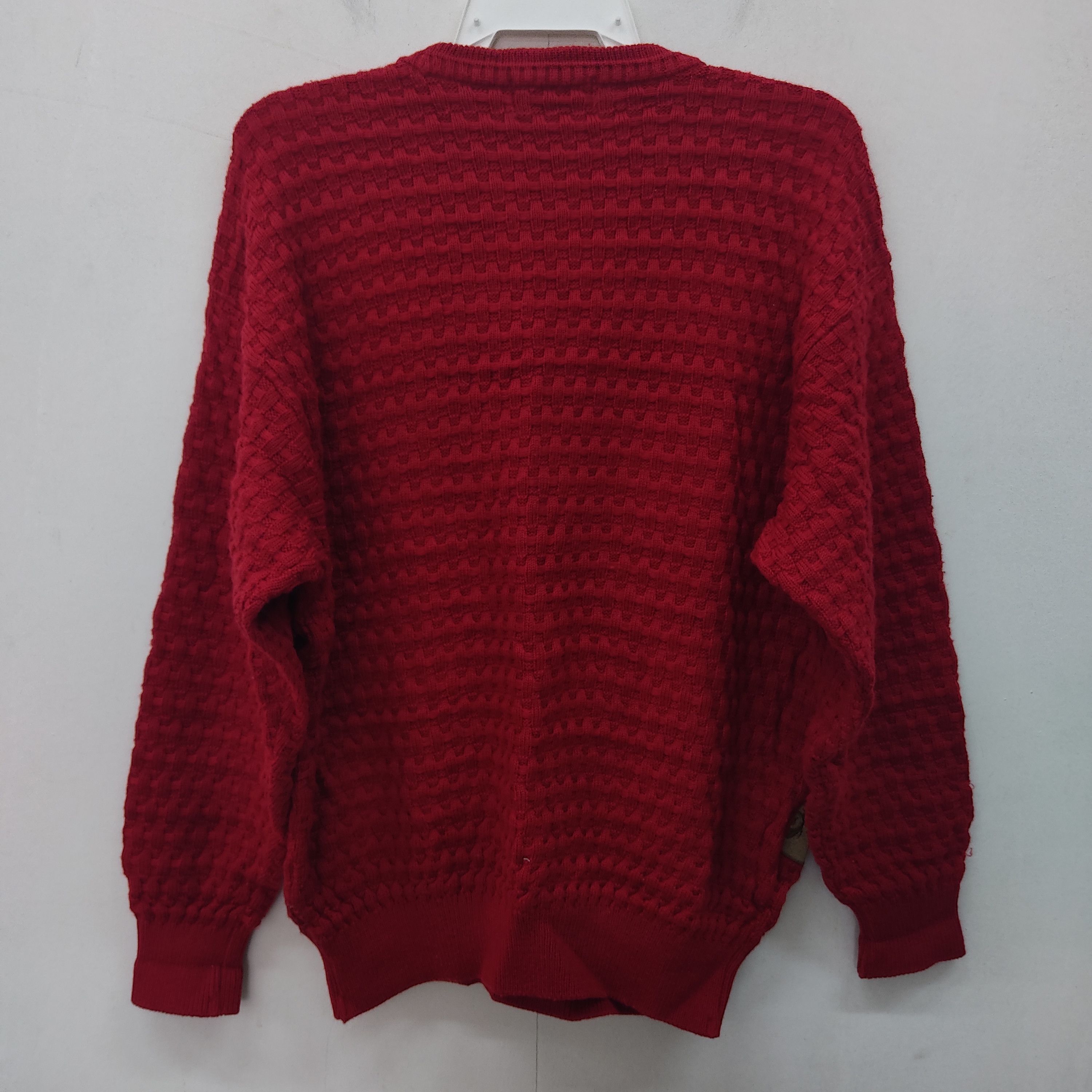 Japanese Brand × Other Lion With Wing And Sun Embroidered Red Knitwear Jumper Size L / US 10 / IT 46 - 11 Thumbnail
