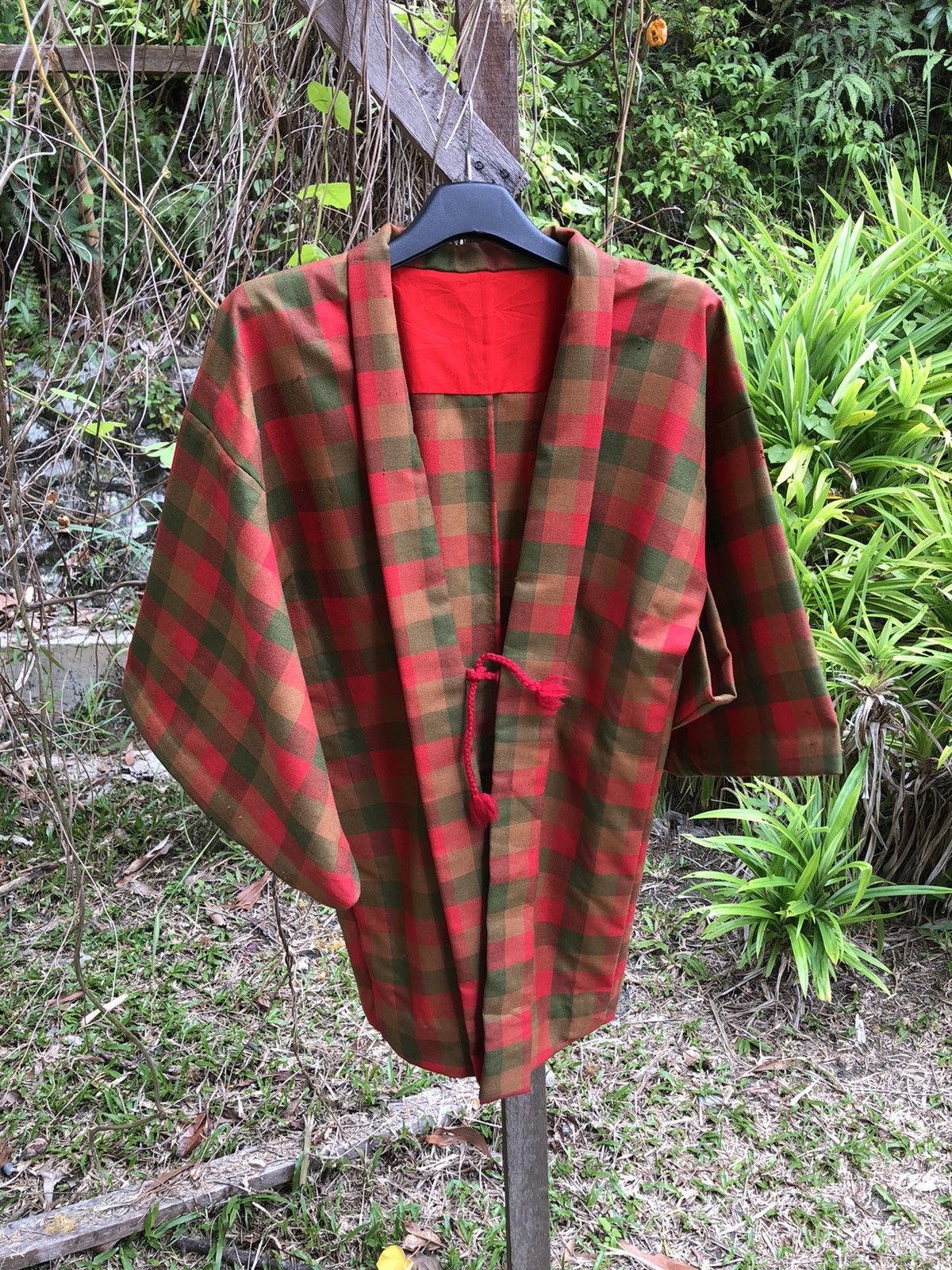 Handmade Vintage Kimono Shadow Checker Handmade Size US M / EU 48-50 / 2 - 5 Thumbnail