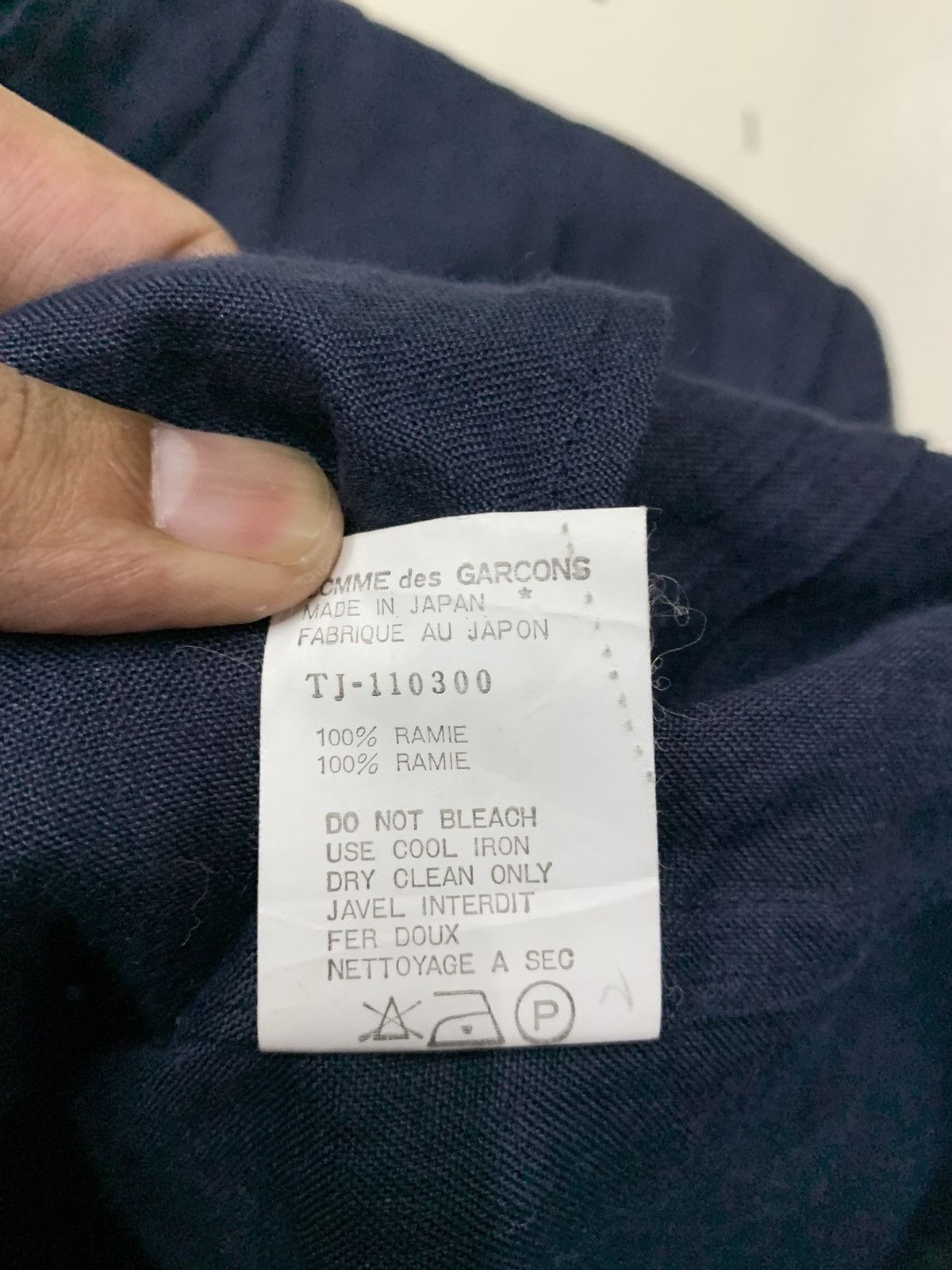Comme des Garcons 🔥VTG CdG MANDARIN INDIGO JACKET Size US M / EU 48-50 / 2 - 6 Thumbnail