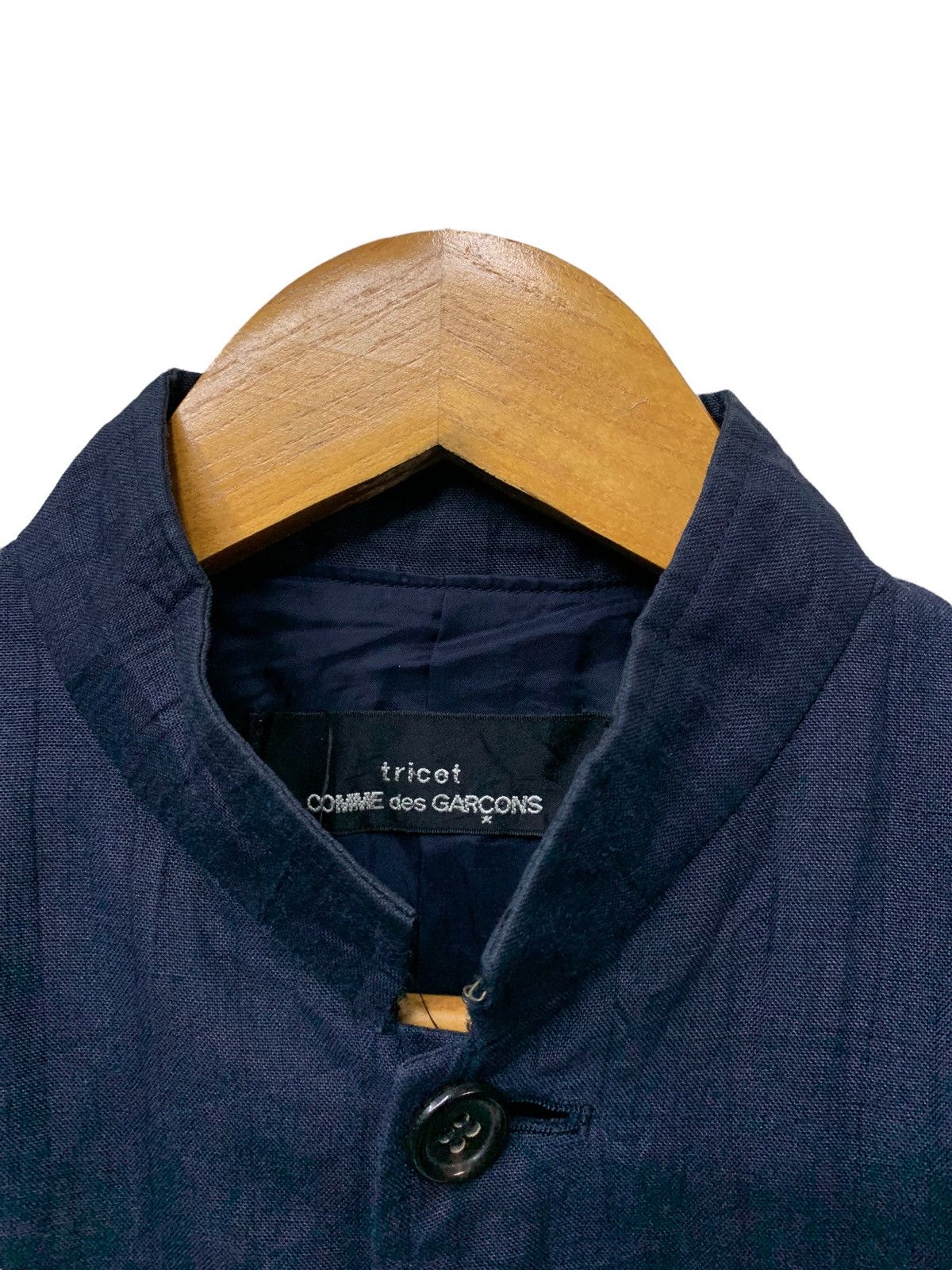 Comme des Garcons 🔥VTG CdG MANDARIN INDIGO JACKET Size US M / EU 48-50 / 2 - 4 Thumbnail
