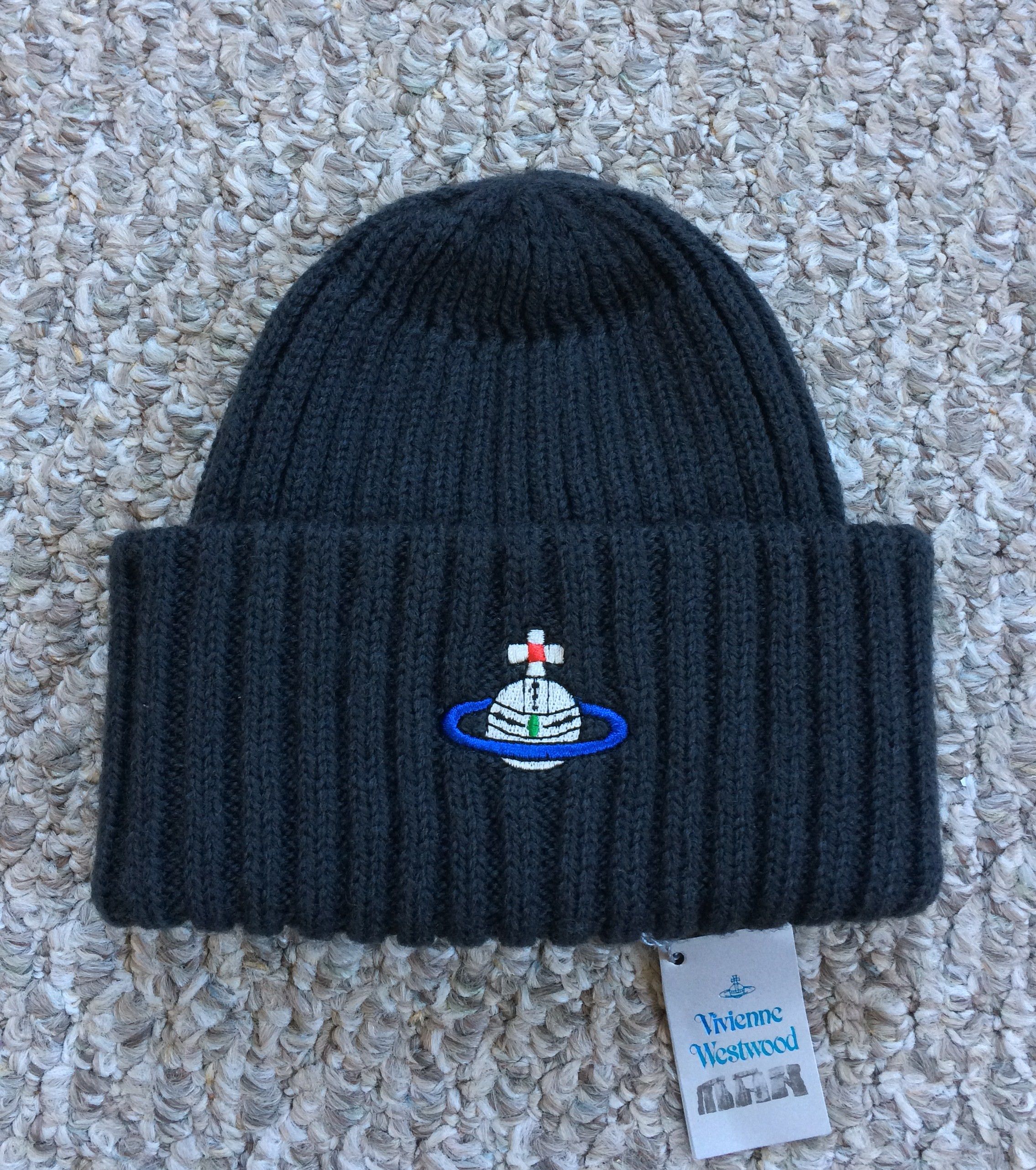 Vivienne Westwood Orb Knit Earflap Beanie | Grailed