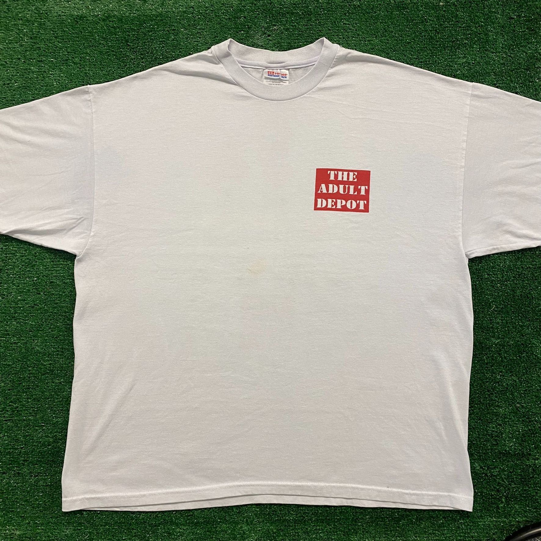 Vintage XXX Adult Sex Toys Vintage 90s Vulgar T-Shirt Size US XL / EU 56 / 4 - 3 Thumbnail