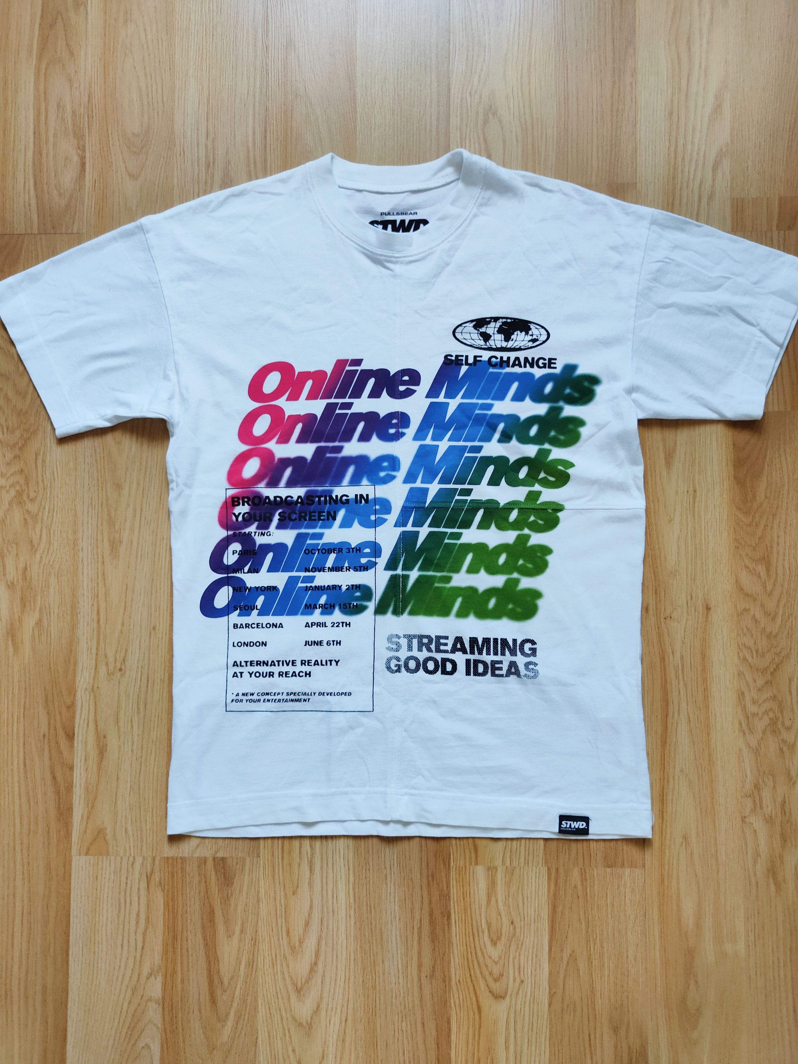 Pull & Bear Pull Bear t-shirt merch tee pull&bear STWD Size US M / EU 48-50 / 2 - 7 Thumbnail