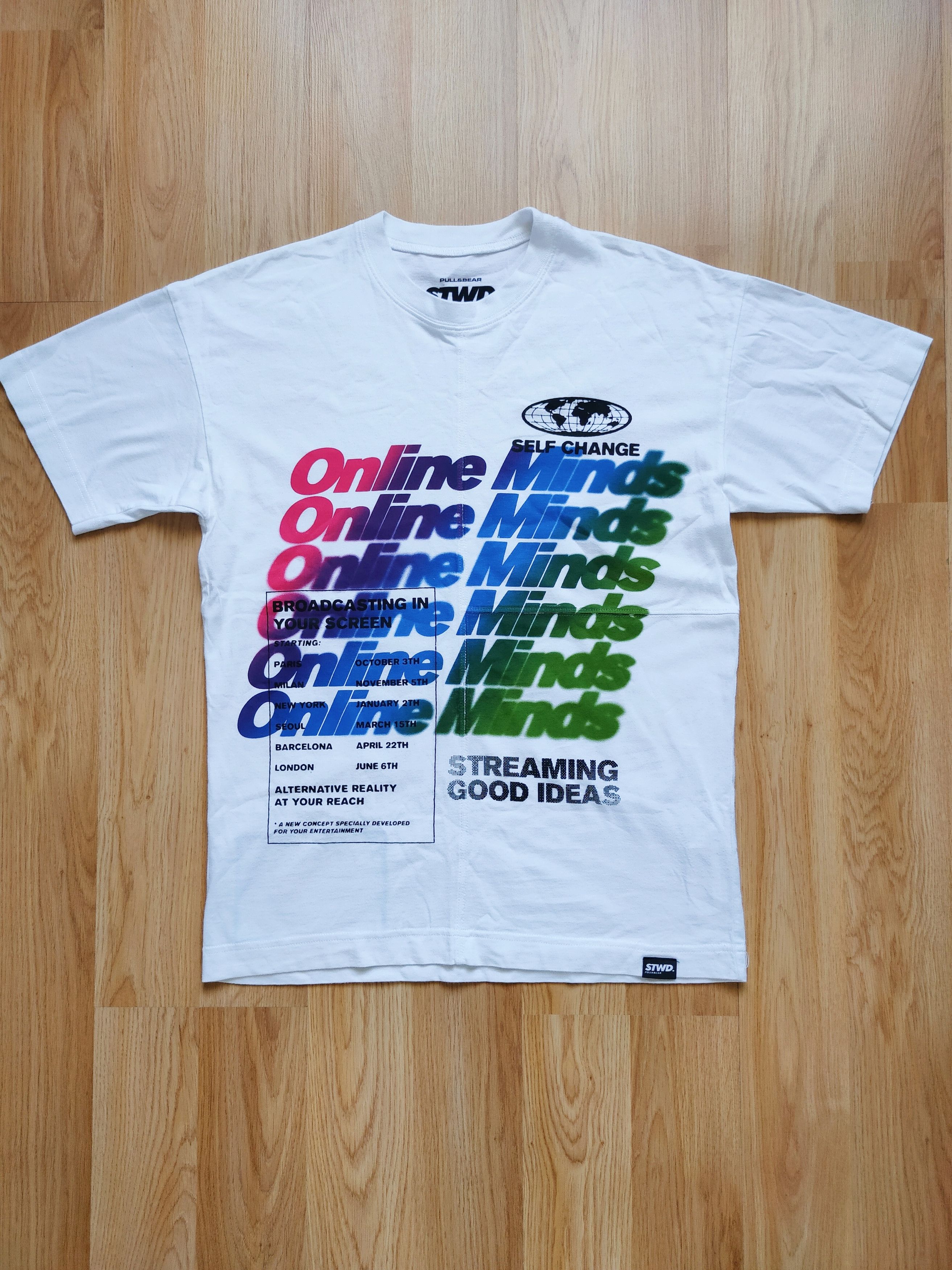 Pull & Bear Pull Bear t-shirt merch tee pull&bear STWD Size US M / EU 48-50 / 2 - 1 Thumbnail