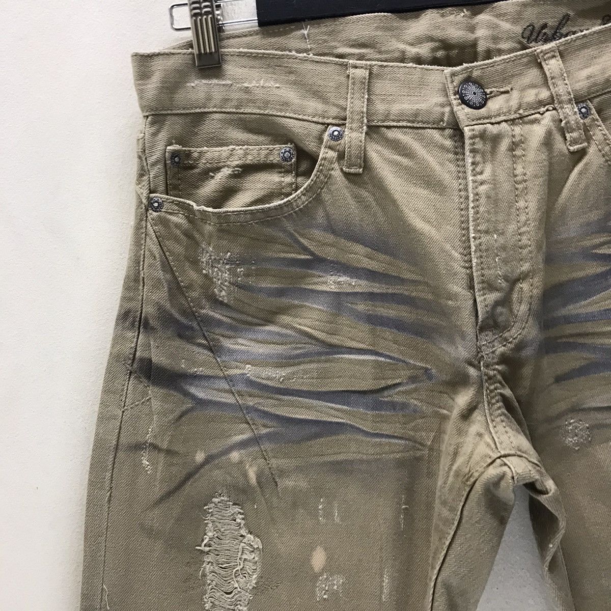 Japanese Brand URBAN CRAFT Denim Clawmark Jeans Size US 33 - 4 Thumbnail