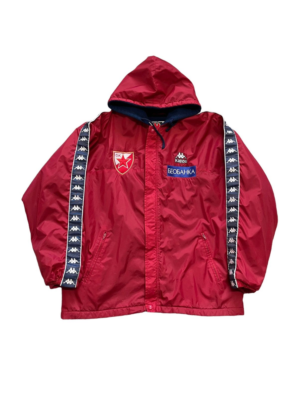 Vintage Kappa Puffer Down Jacket Windbreaker Size: Y 3X