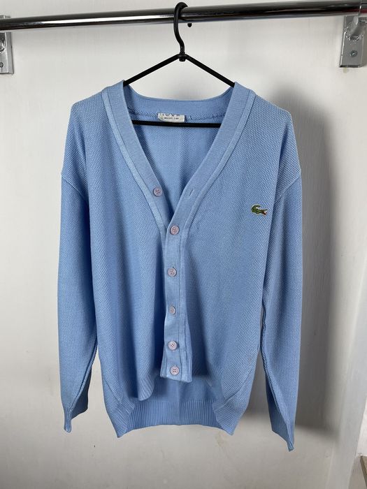 Vintage lacoste cardigan outlet sweater