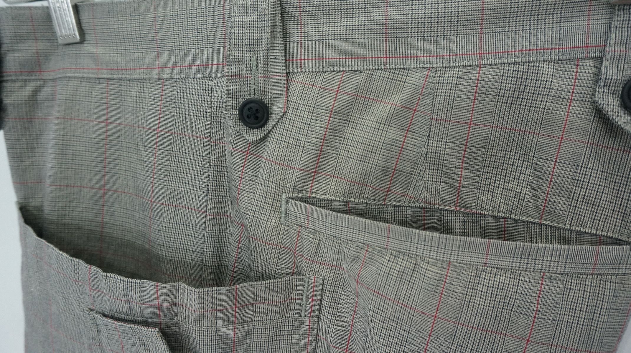 Paul Smith × R.Newbold R. NEWBOLD Side Pocket Glen Plaid Casual Pants Size US 32 / EU 48 - 14 Thumbnail
