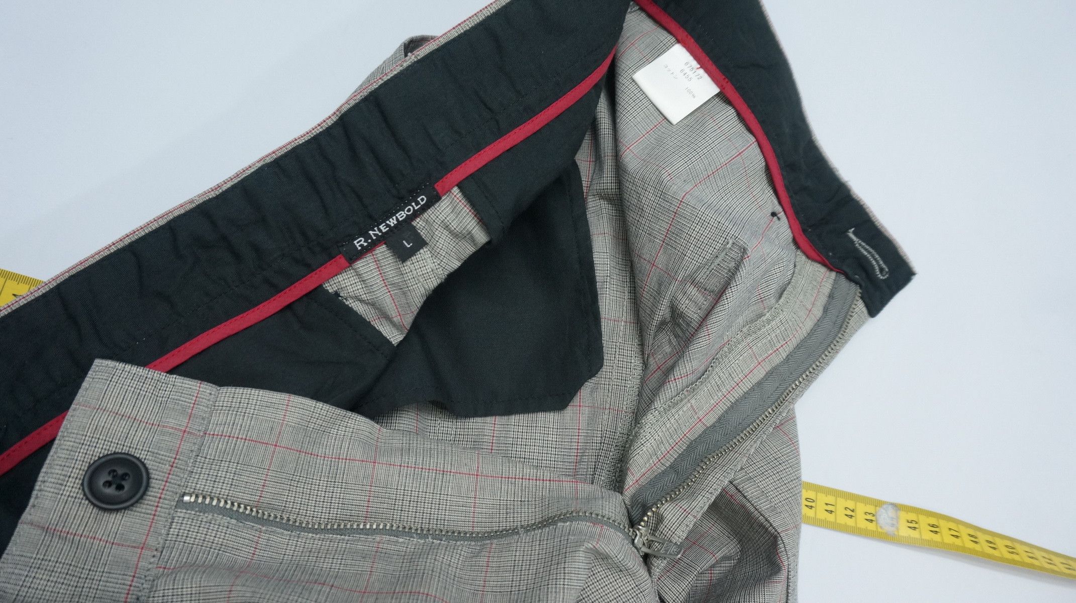 Paul Smith × R.Newbold R. NEWBOLD Side Pocket Glen Plaid Casual Pants Size US 32 / EU 48 - 6 Thumbnail