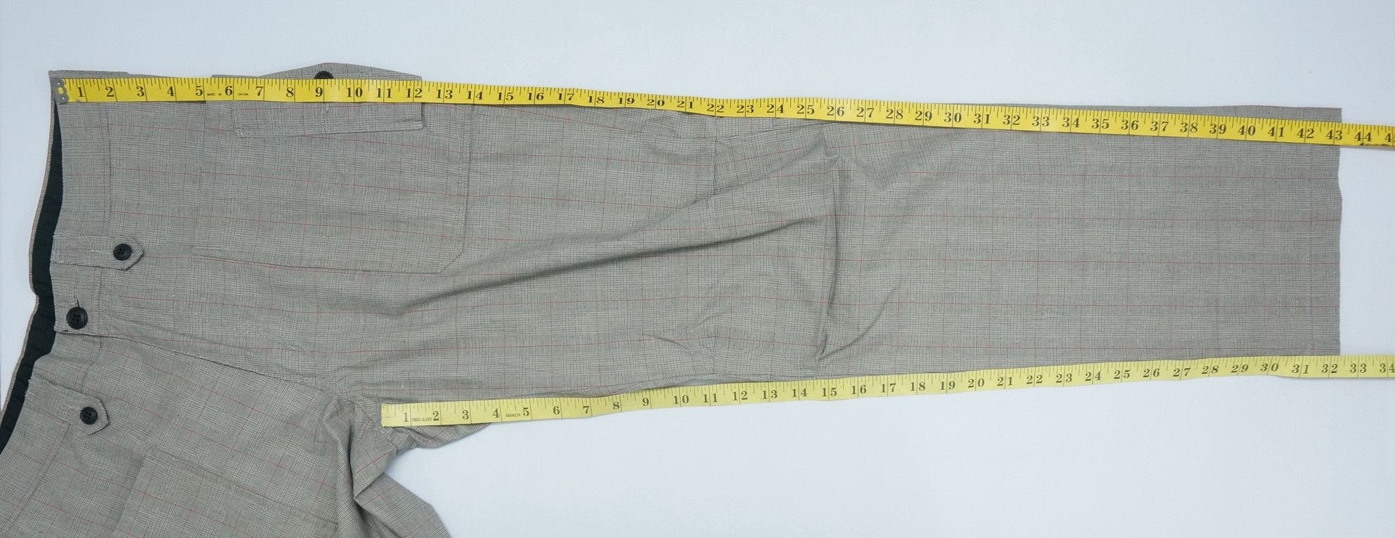 Paul Smith × R.Newbold R. NEWBOLD Side Pocket Glen Plaid Casual Pants Size US 32 / EU 48 - 18 Thumbnail