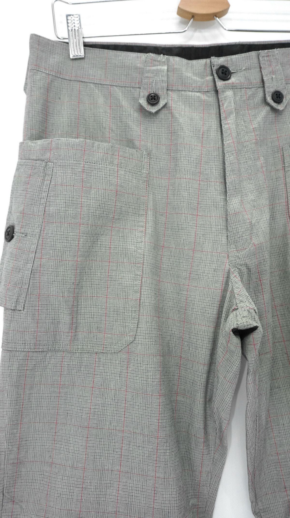 Paul Smith × R.Newbold R. NEWBOLD Side Pocket Glen Plaid Casual Pants Size US 32 / EU 48 - 4 Thumbnail