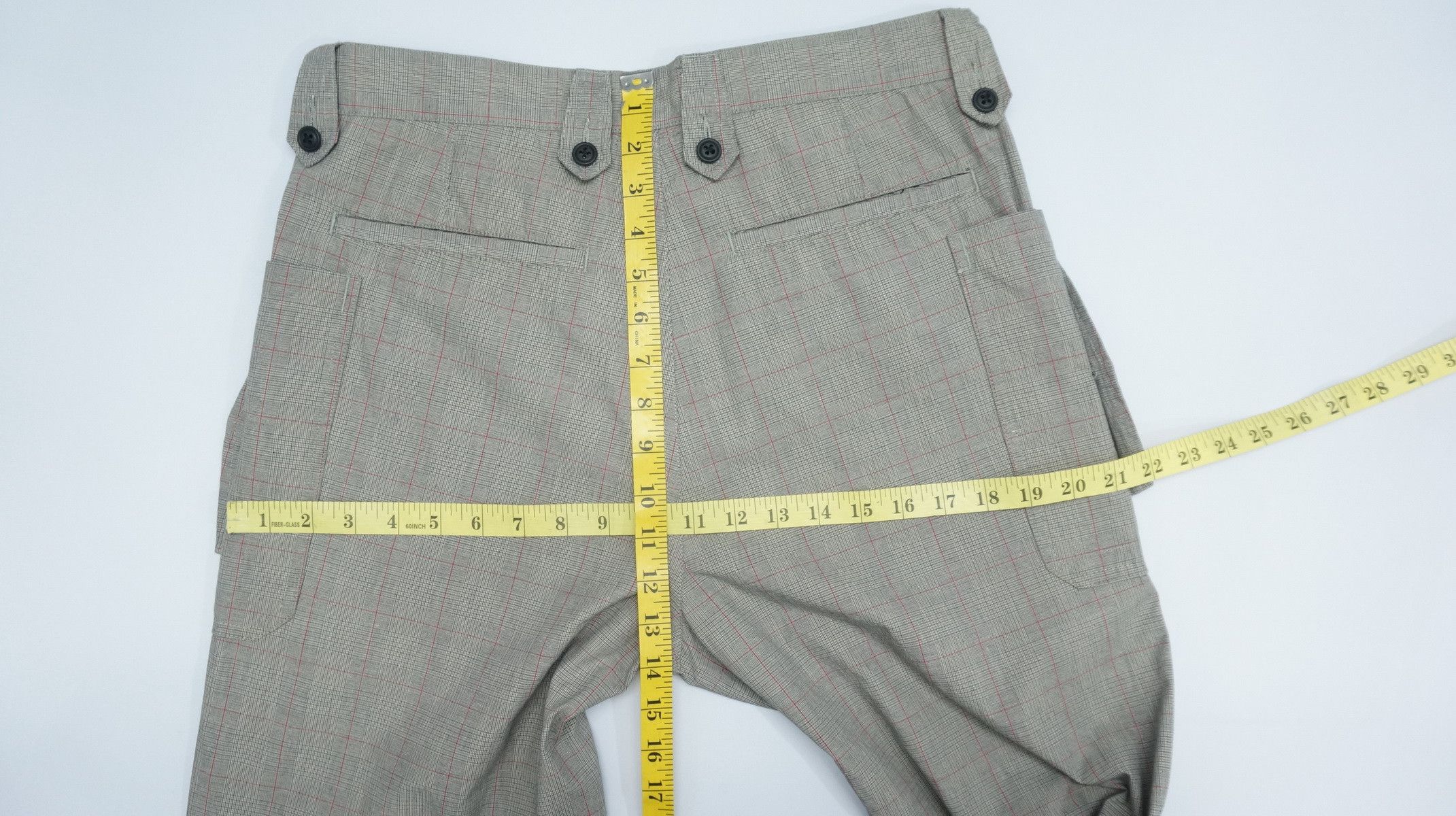 Paul Smith × R.Newbold R. NEWBOLD Side Pocket Glen Plaid Casual Pants Size US 32 / EU 48 - 20 Thumbnail