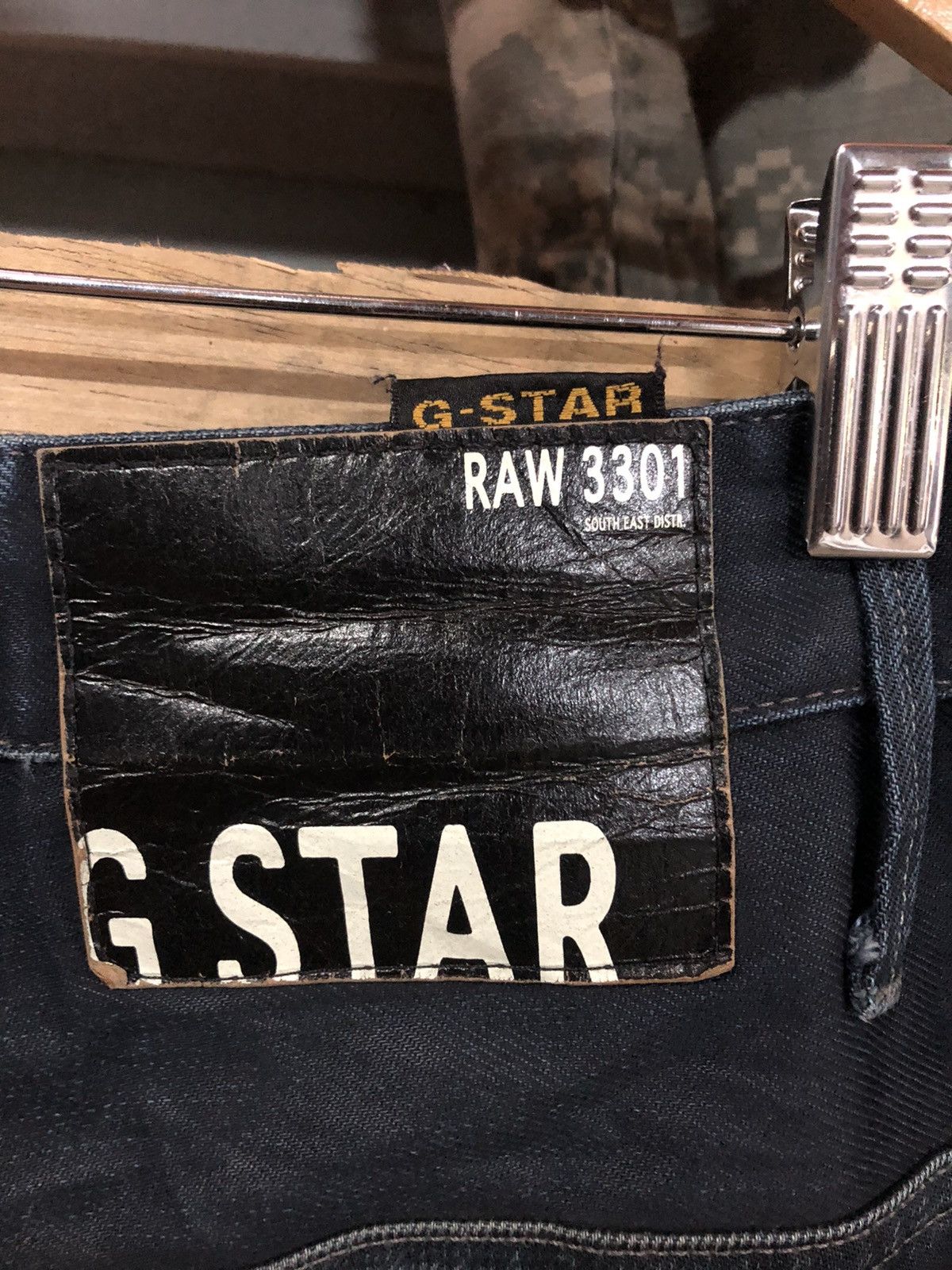 G-Star G Star Raw Denim 3301 Unique Curve Jeans Size US 31 - 9 Thumbnail