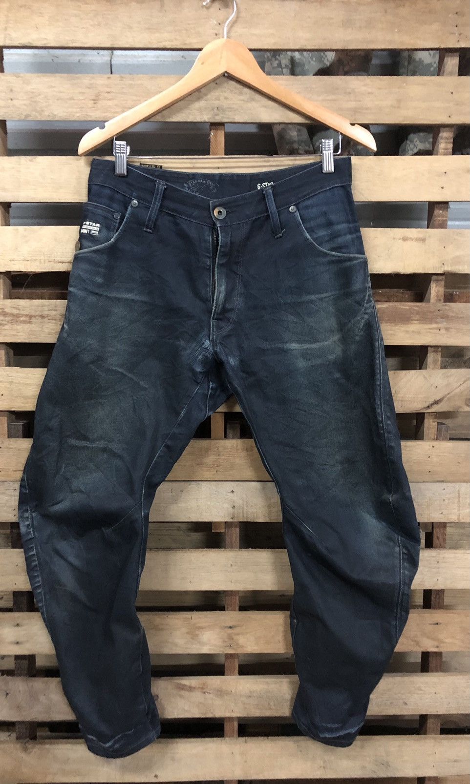 G-Star G Star Raw Denim 3301 Unique Curve Jeans Size US 31 - 1 Thumbnail