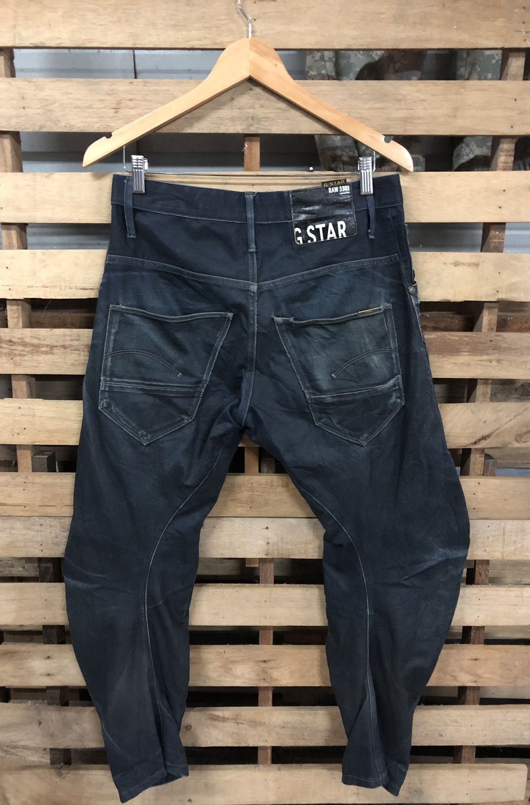 G-Star G Star Raw Denim 3301 Unique Curve Jeans Size US 31 - 2 Thumbnail