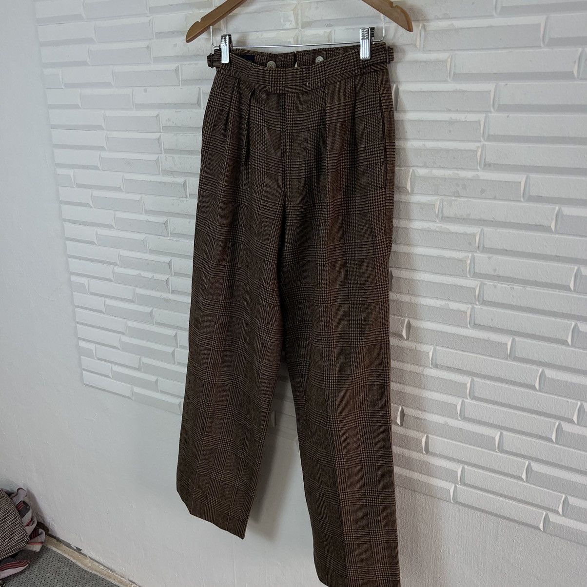 Japanese Brand VINTAGE RALPH LAUREN TARTAN DESIGN CHECKED PANTS Size US 26 / EU 42 - 3 Thumbnail
