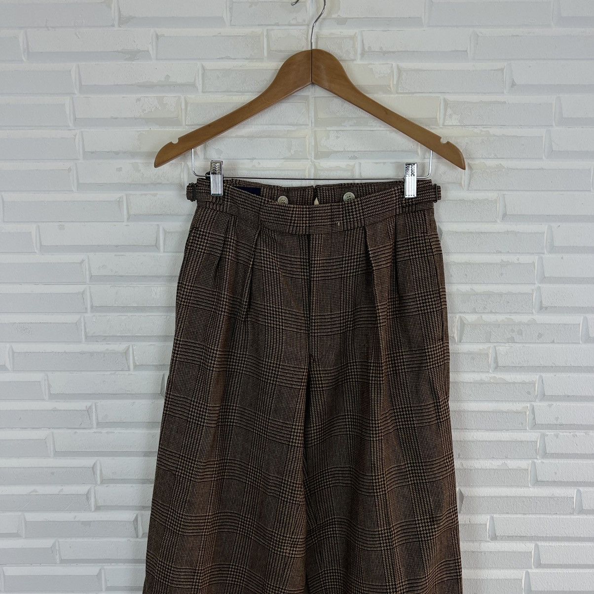Japanese Brand VINTAGE RALPH LAUREN TARTAN DESIGN CHECKED PANTS Size US 26 / EU 42 - 2 Thumbnail