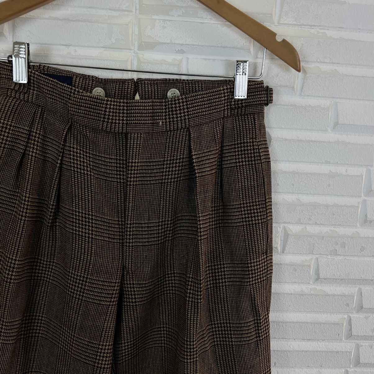 Japanese Brand VINTAGE RALPH LAUREN TARTAN DESIGN CHECKED PANTS Size US 26 / EU 42 - 4 Thumbnail