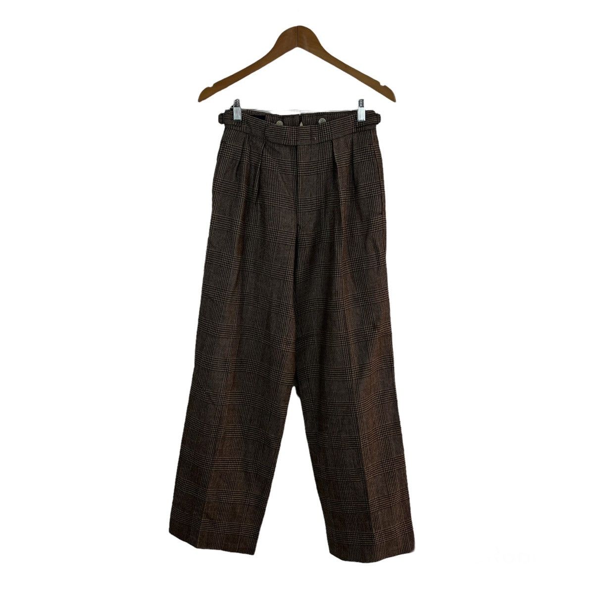 Japanese Brand VINTAGE RALPH LAUREN TARTAN DESIGN CHECKED PANTS Size US 26 / EU 42 - 1 Thumbnail