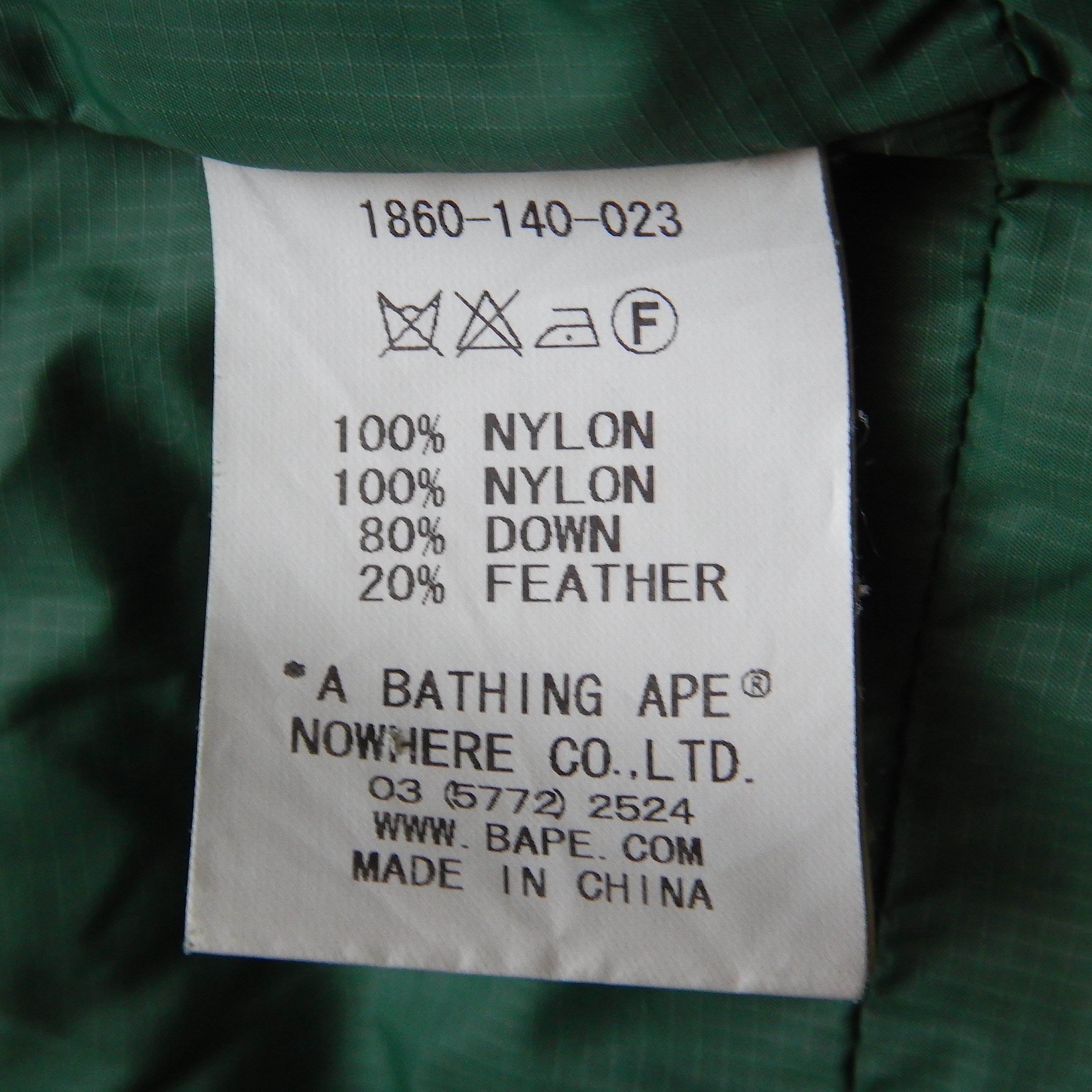 Bape Bape Pertex Microlight Down Fill Puffer Jacket Size US M / EU 48-50 / 2 - 9 Thumbnail