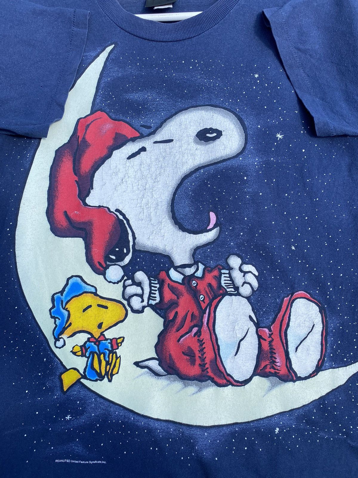 Peanuts Vintage 1990 PEANUTS Cartoon United Feature Syndicate Tee Size US M / EU 48-50 / 2 - 2 Thumbnail