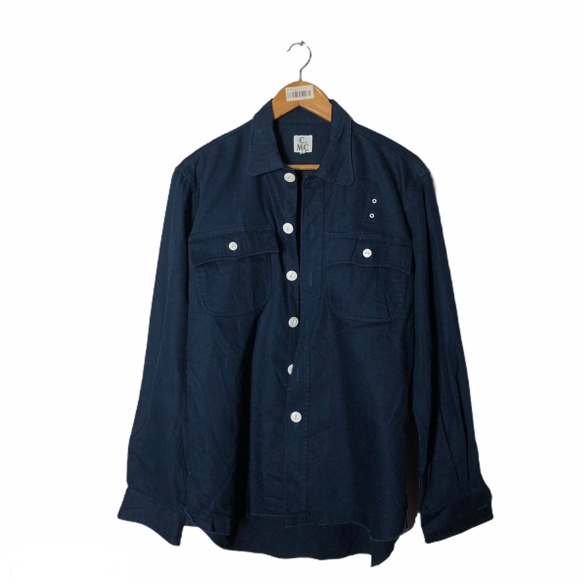 Japanese Brand Vintage C.MC Worker Shirt Button Ups Multi Pocket Size US XL / EU 56 / 4 - 1 Thumbnail