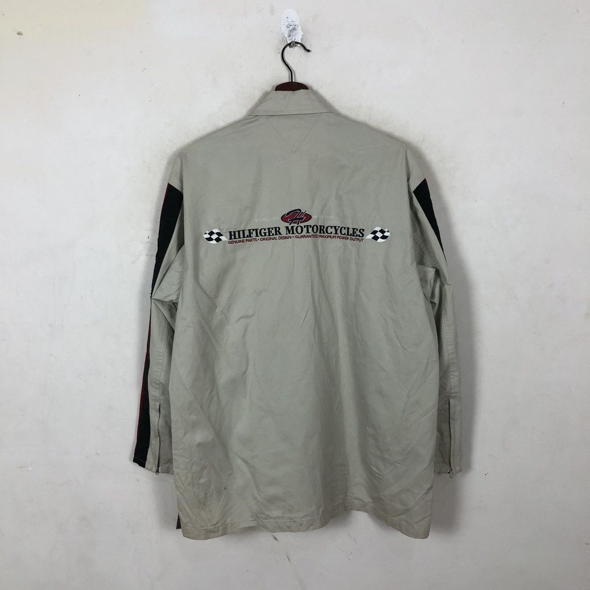 Japanese Brand × Vintage TOMMY HILFIGER MOTORCYCLES BIG LOGO Size US S / EU 44-46 / 1 - 7 Thumbnail