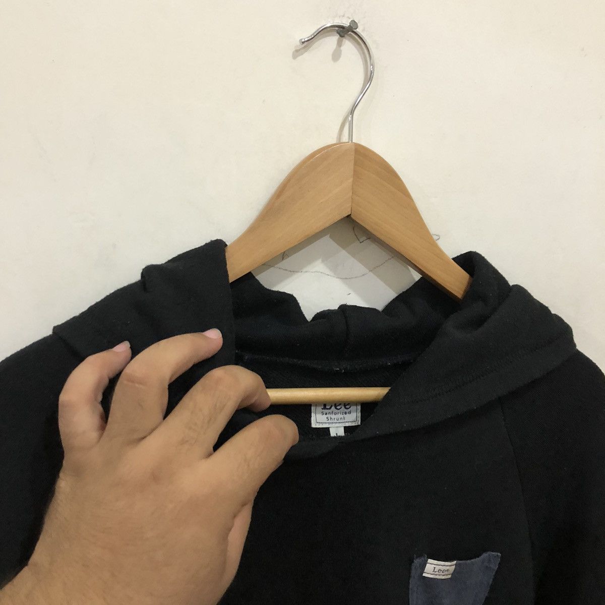 Lee × Vintage Union Made LEE Sanforized Shrunk Hoodie Made in USA Size US L / EU 52-54 / 3 - 4 Thumbnail