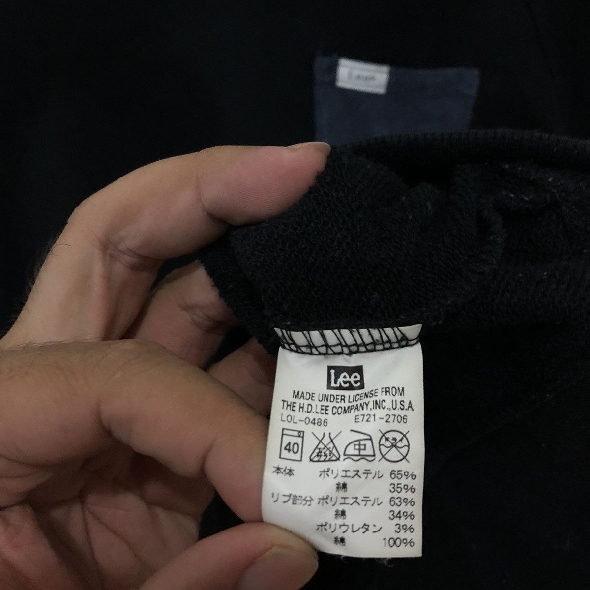 Lee × Vintage Union Made LEE Sanforized Shrunk Hoodie Made in USA Size US L / EU 52-54 / 3 - 6 Thumbnail