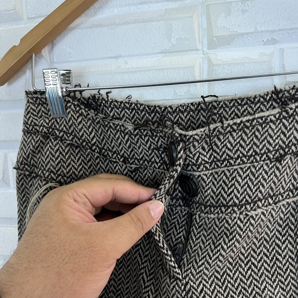 Japanese Brand WOOL PANTS MAX MARA CO. Size US 30 / EU 46 - 6 Thumbnail