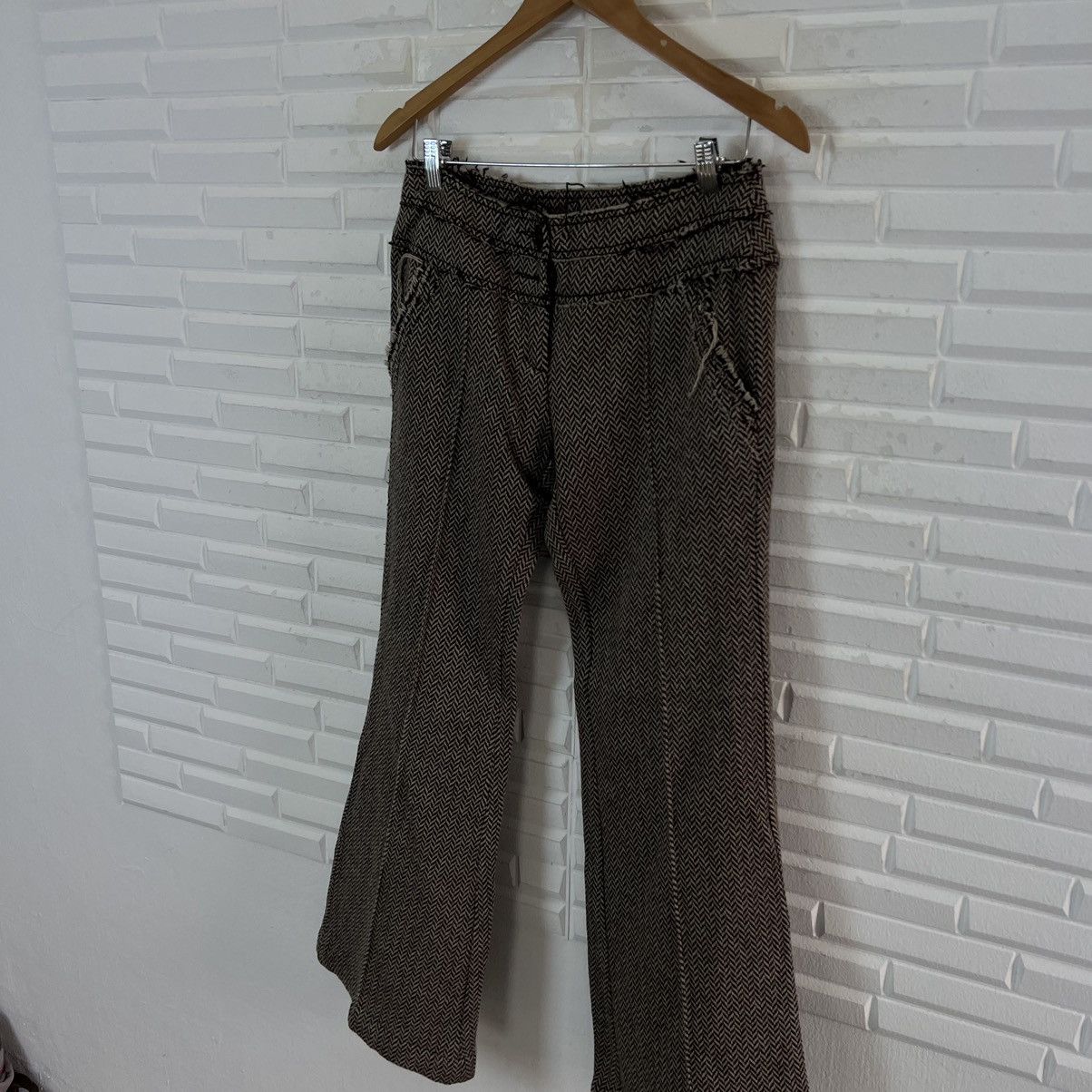 Japanese Brand WOOL PANTS MAX MARA CO. Size US 30 / EU 46 - 3 Thumbnail