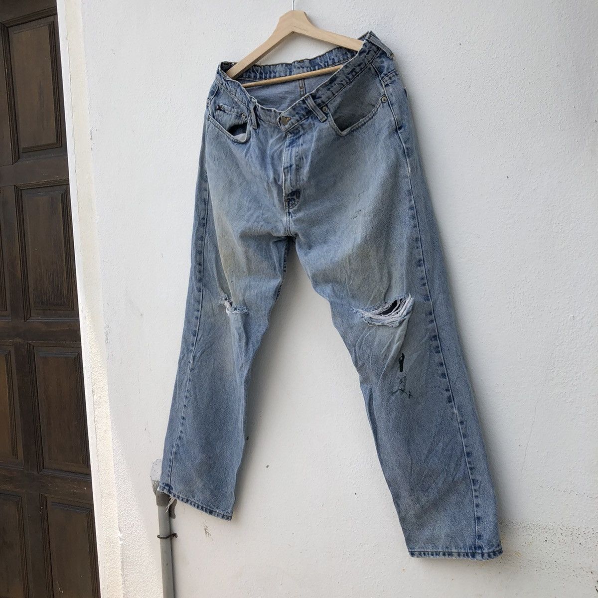 Japanese Brand POLO JEANS COMPANY RALPH LAUREN DISTRESSED DENIM Size US 33 - 3 Thumbnail