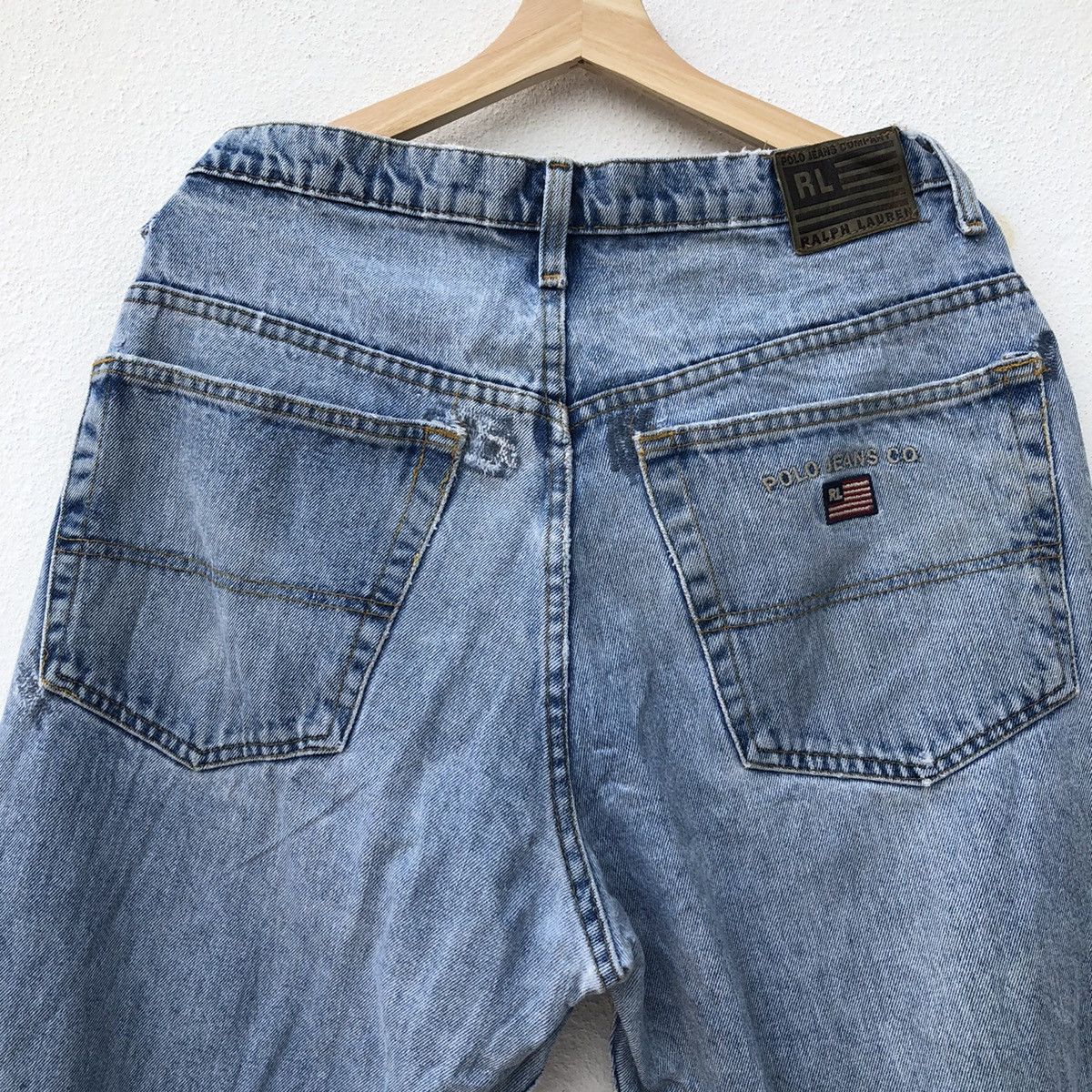 Japanese Brand POLO JEANS COMPANY RALPH LAUREN DISTRESSED DENIM Size US 33 - 11 Thumbnail